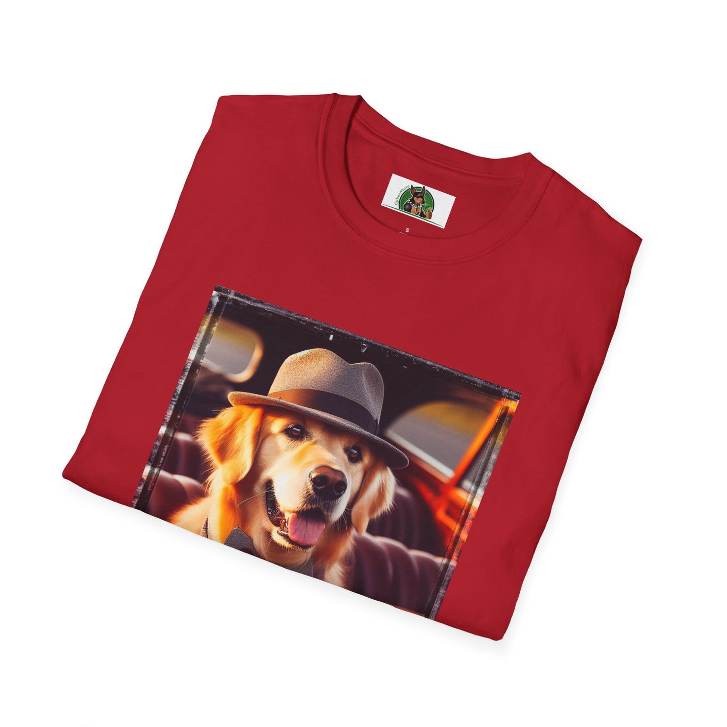 Golden Retriever driving fun shirt