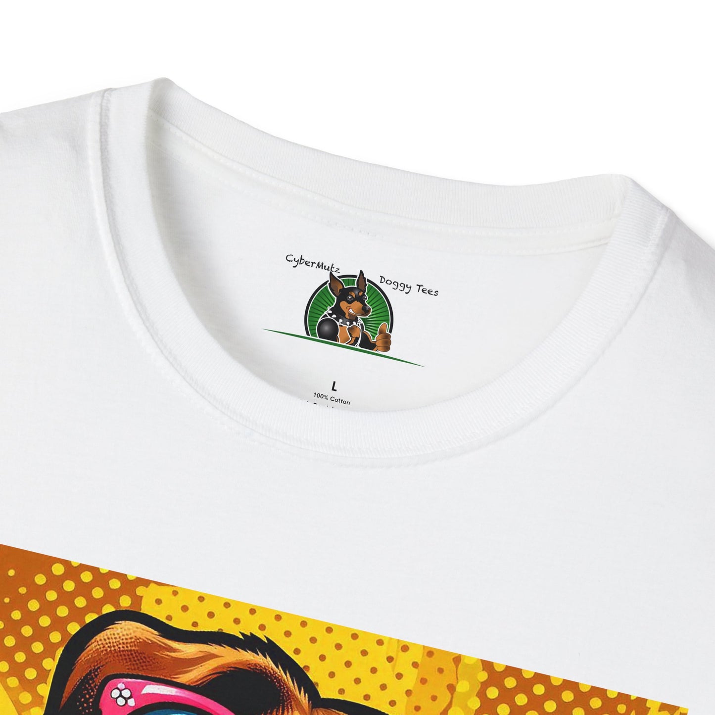 Wacky Surfer Dog T-Shirt Printify