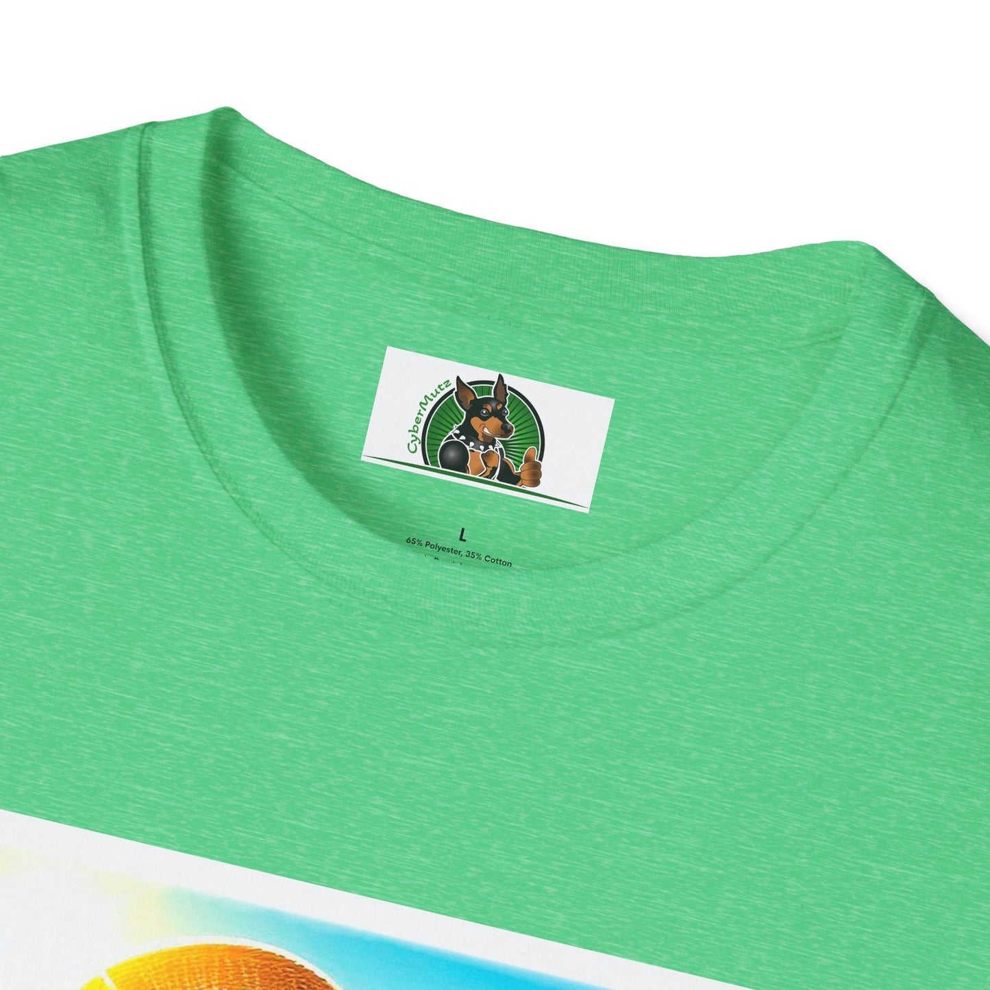 Beagle Girl Dog Wearing Sun Hat At Beach T-Shirt Printify