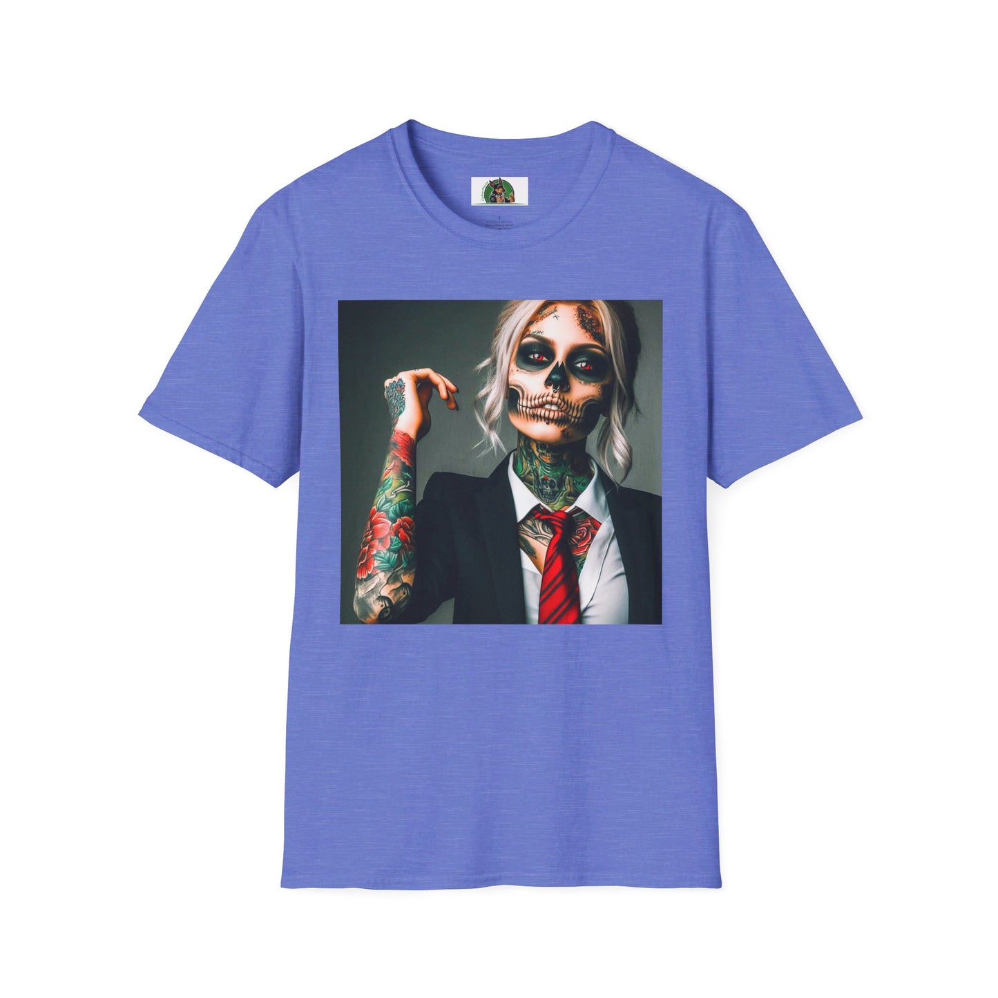 Zombie Girl T-Shirt Printify S Heather Royal