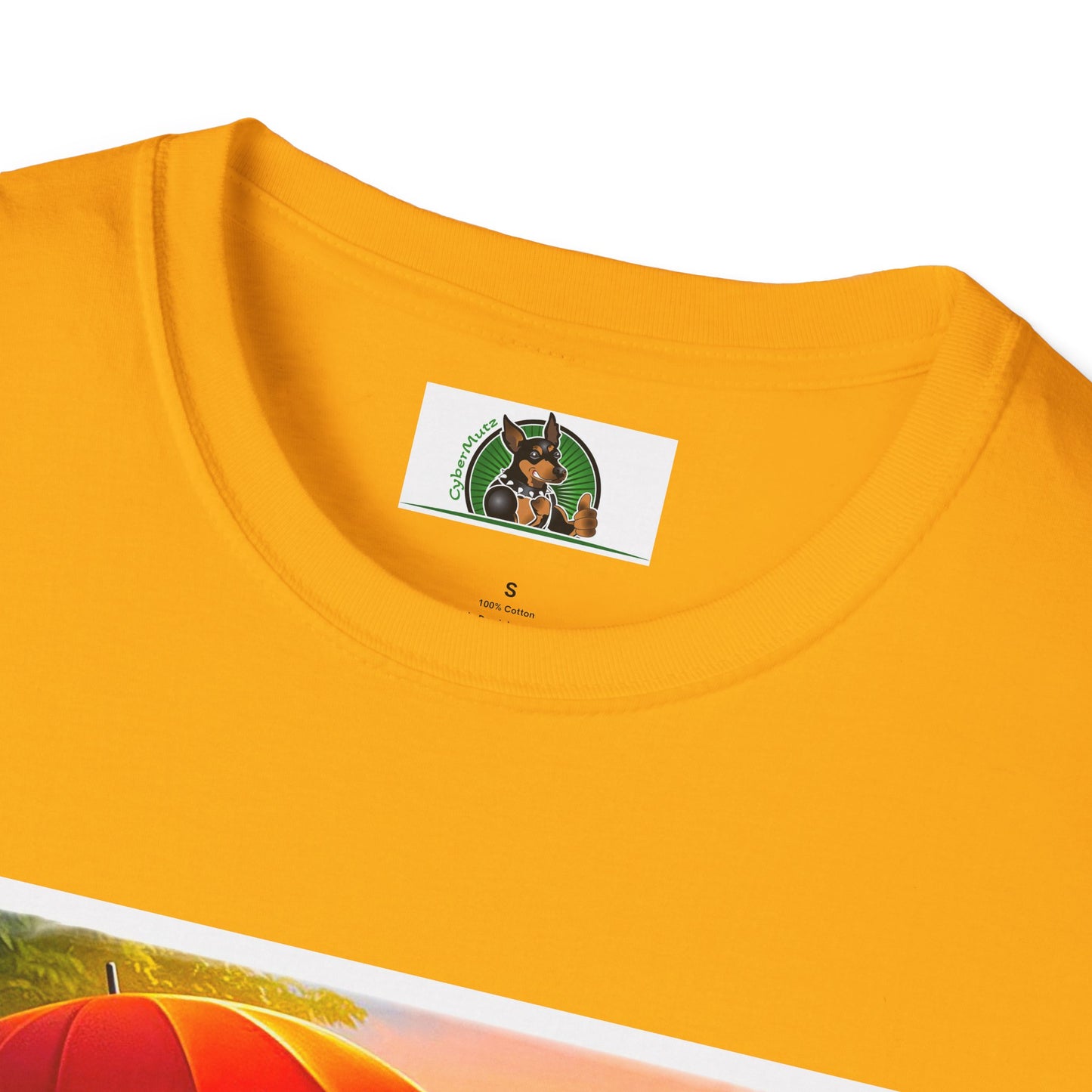 Wacky Beagle Couple In Tiny Car T-Shirt Printify