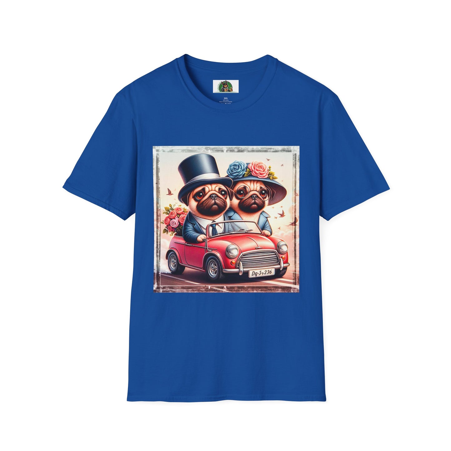 Wacky Pugs T-Shirt Printify XS Royal