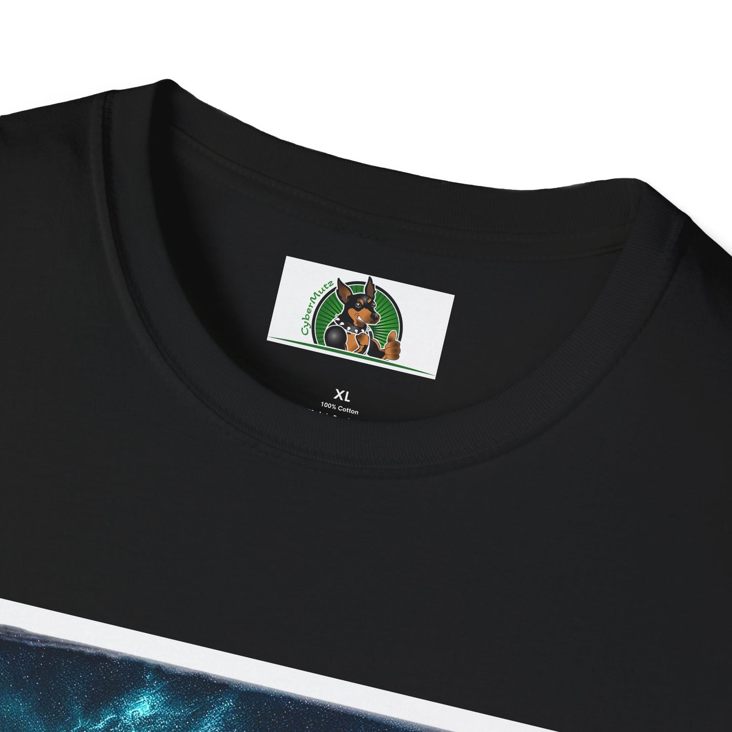 Australian Shepherd Rainbow Bridge At Night T-Shirt Printify