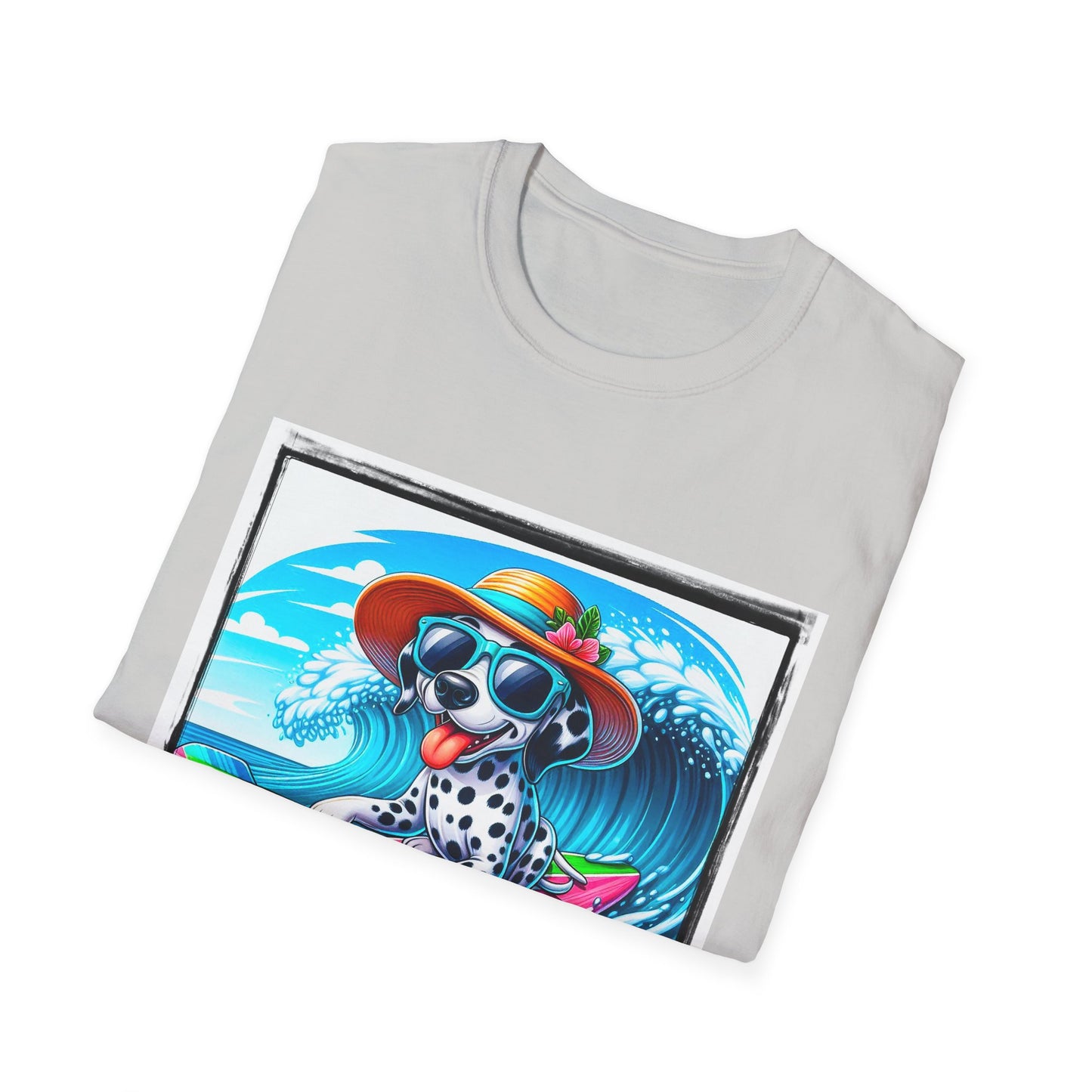 Dalmatian beach day t shirt