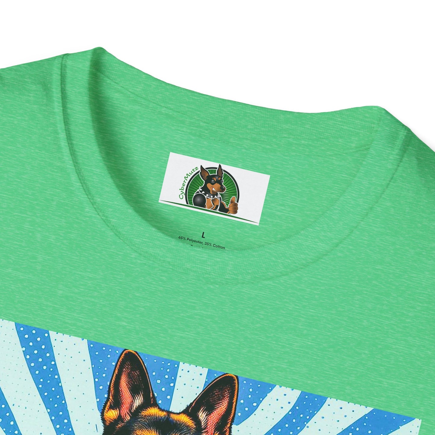 German Shepherd working out shirt