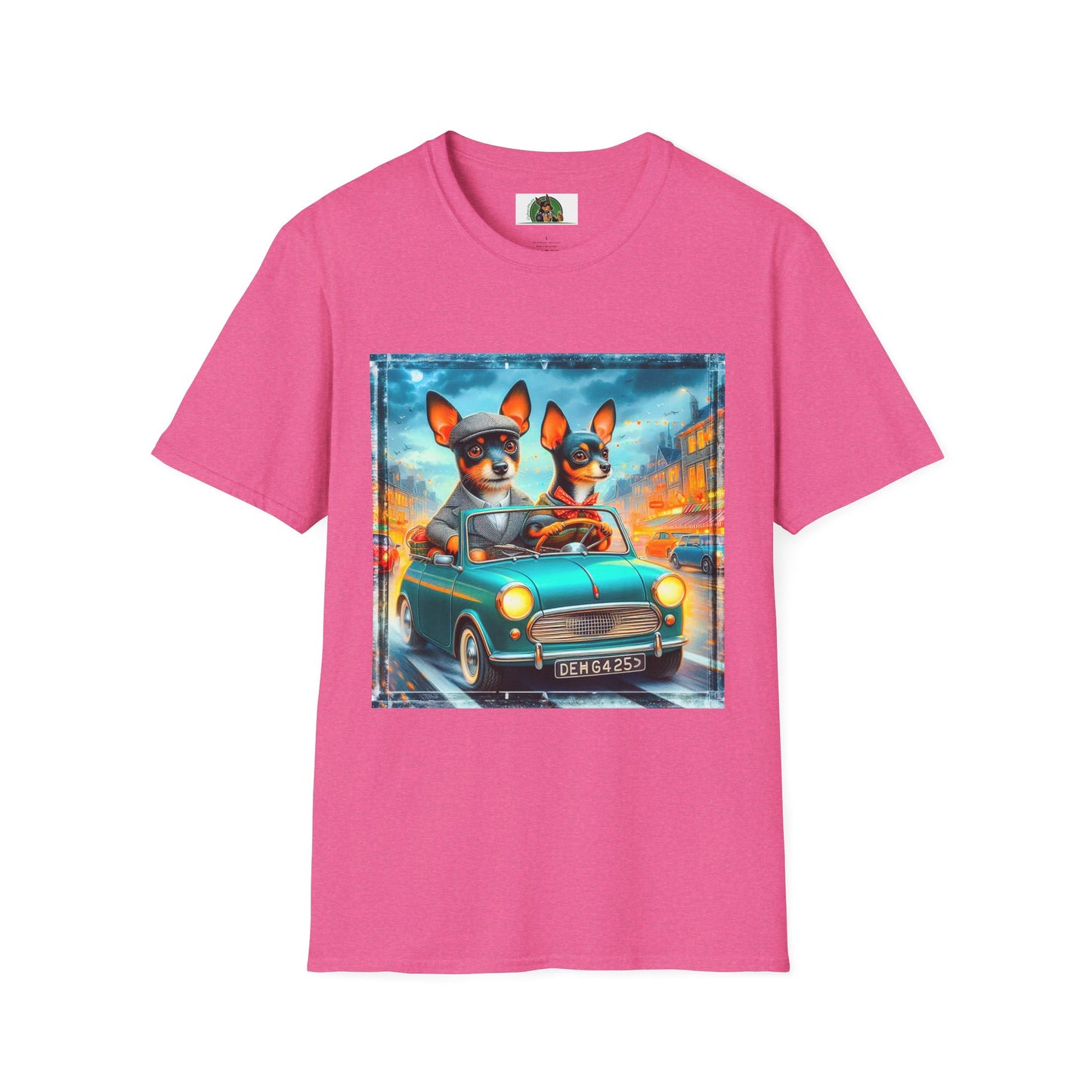 Wacky Rat Terrier T-Shirt married couple T-Shirt Printify S Heather Heliconia