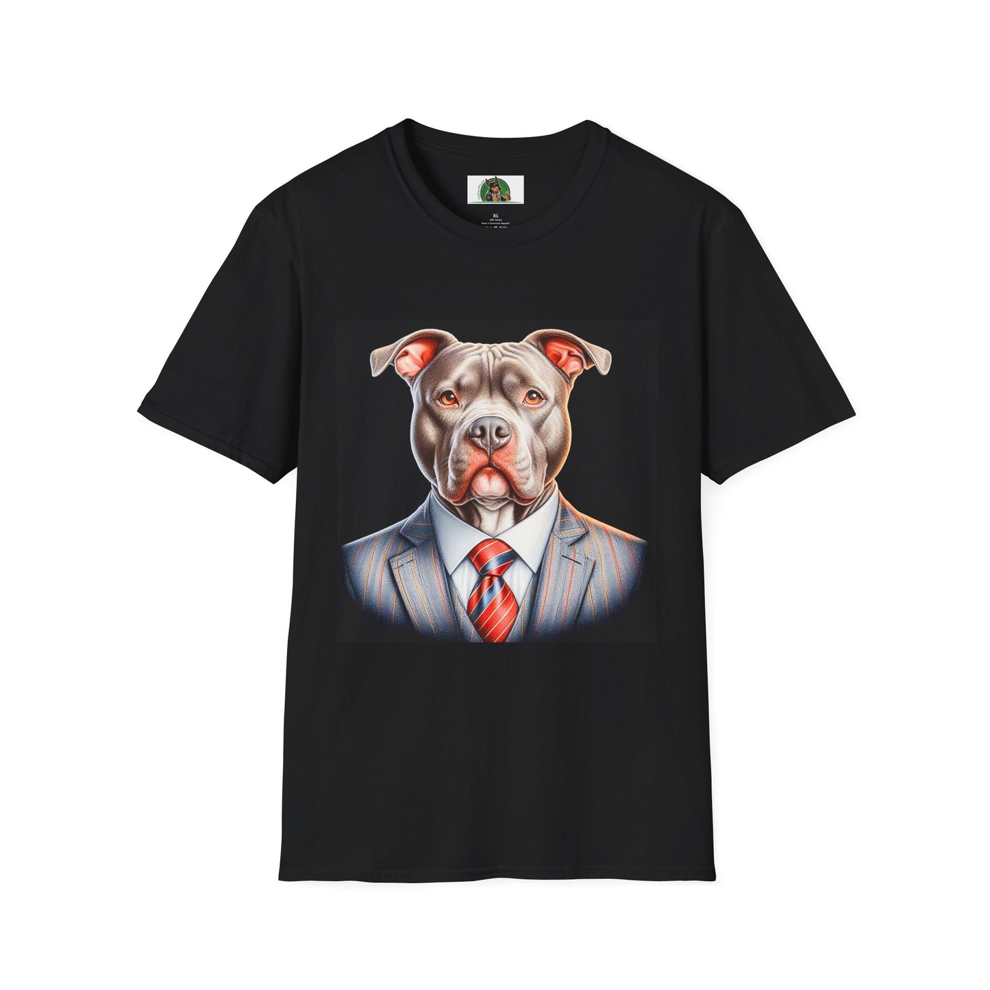 Pit Bull professional business man shirt T-Shirt Printify XS Black