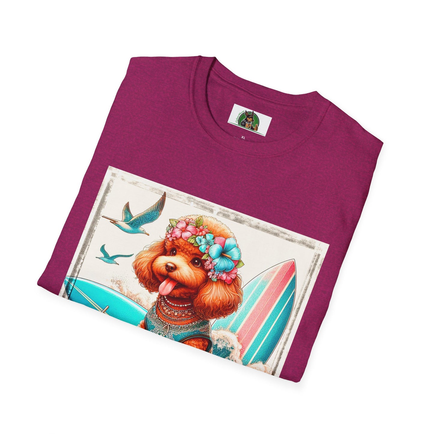 Poodle beach surfer babe t shirt