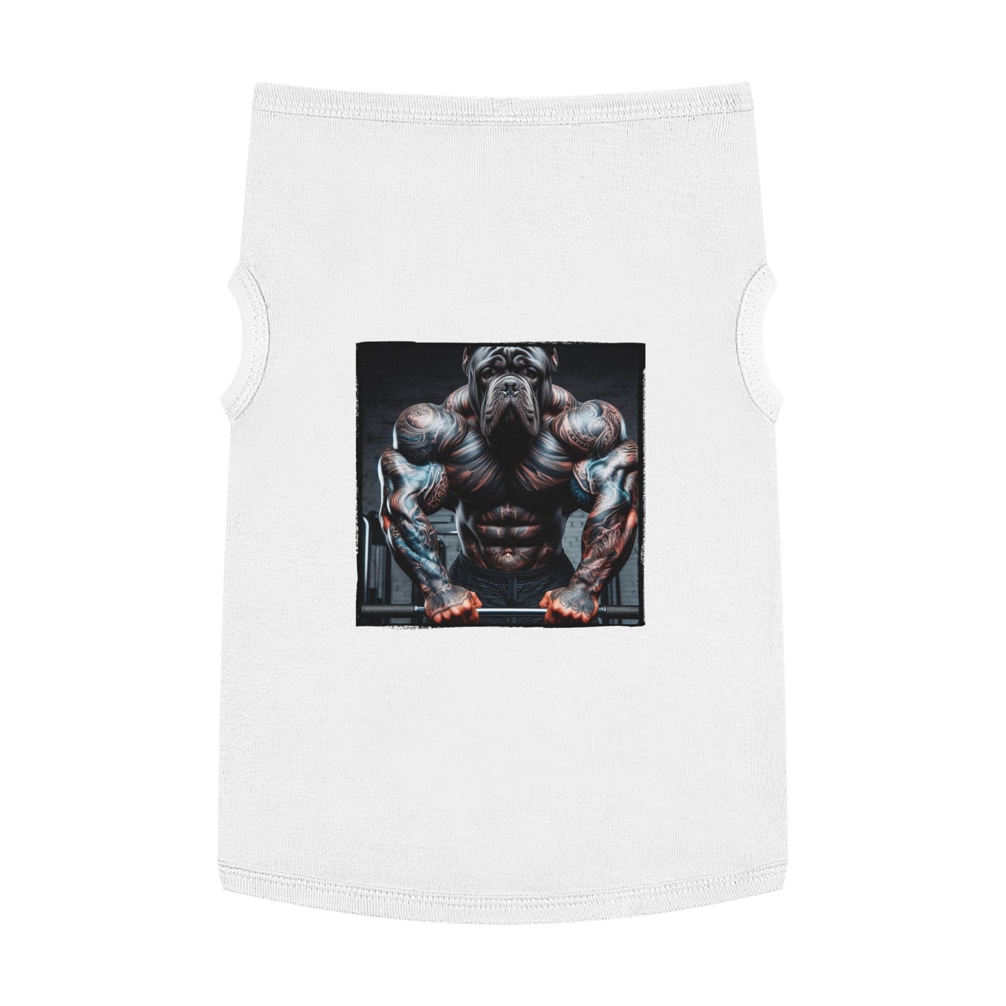 Pet Tank Top Cane Corso Super Buffed Pets Printify XL White