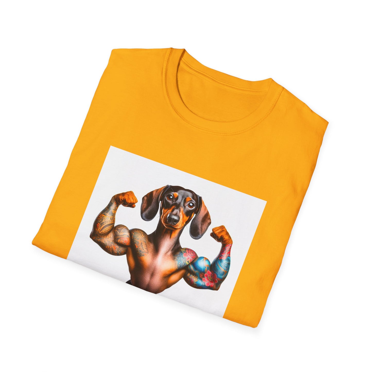 Dachshund muscles man t shirt