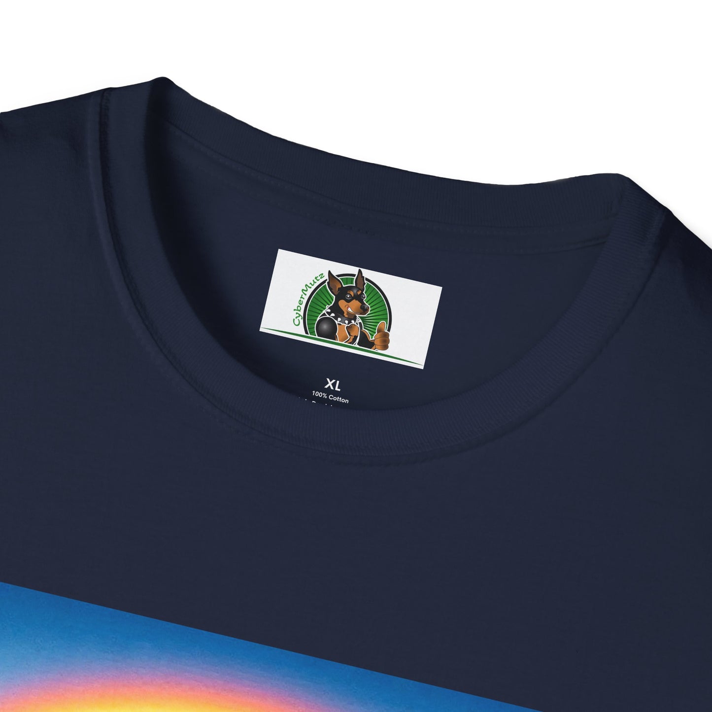 Dachshund rainbow bridge t shirt T-Shirt Printify