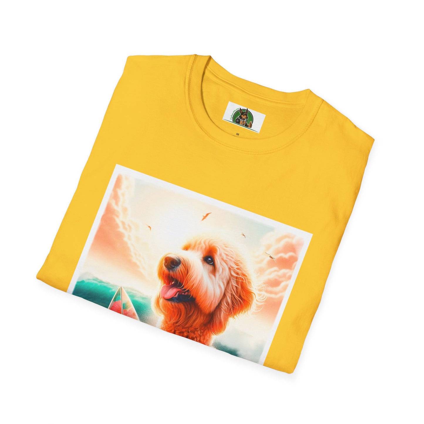 Golden Doodle pretty surfer shirt