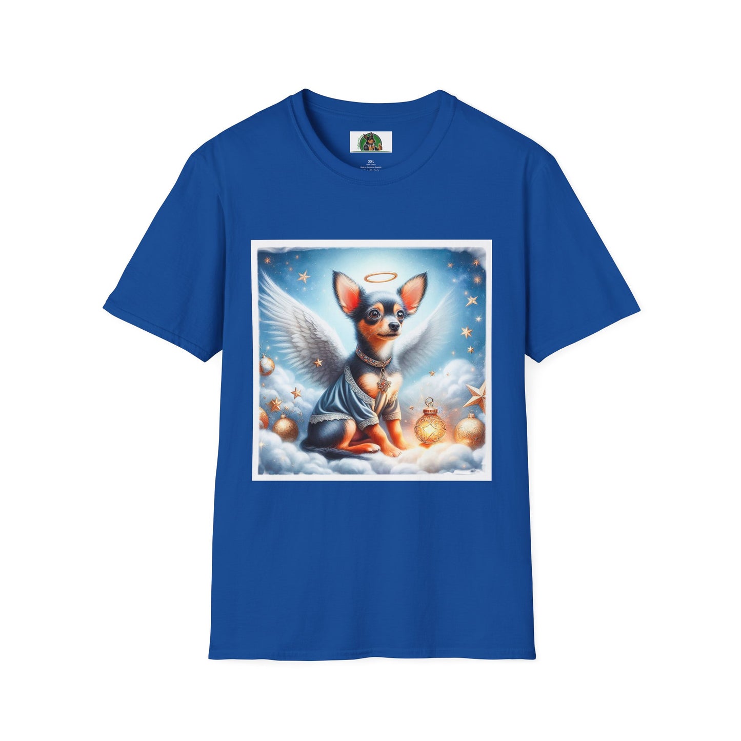 Min Pin T-Shirt pretty Angel T-Shirt Printify XS Royal