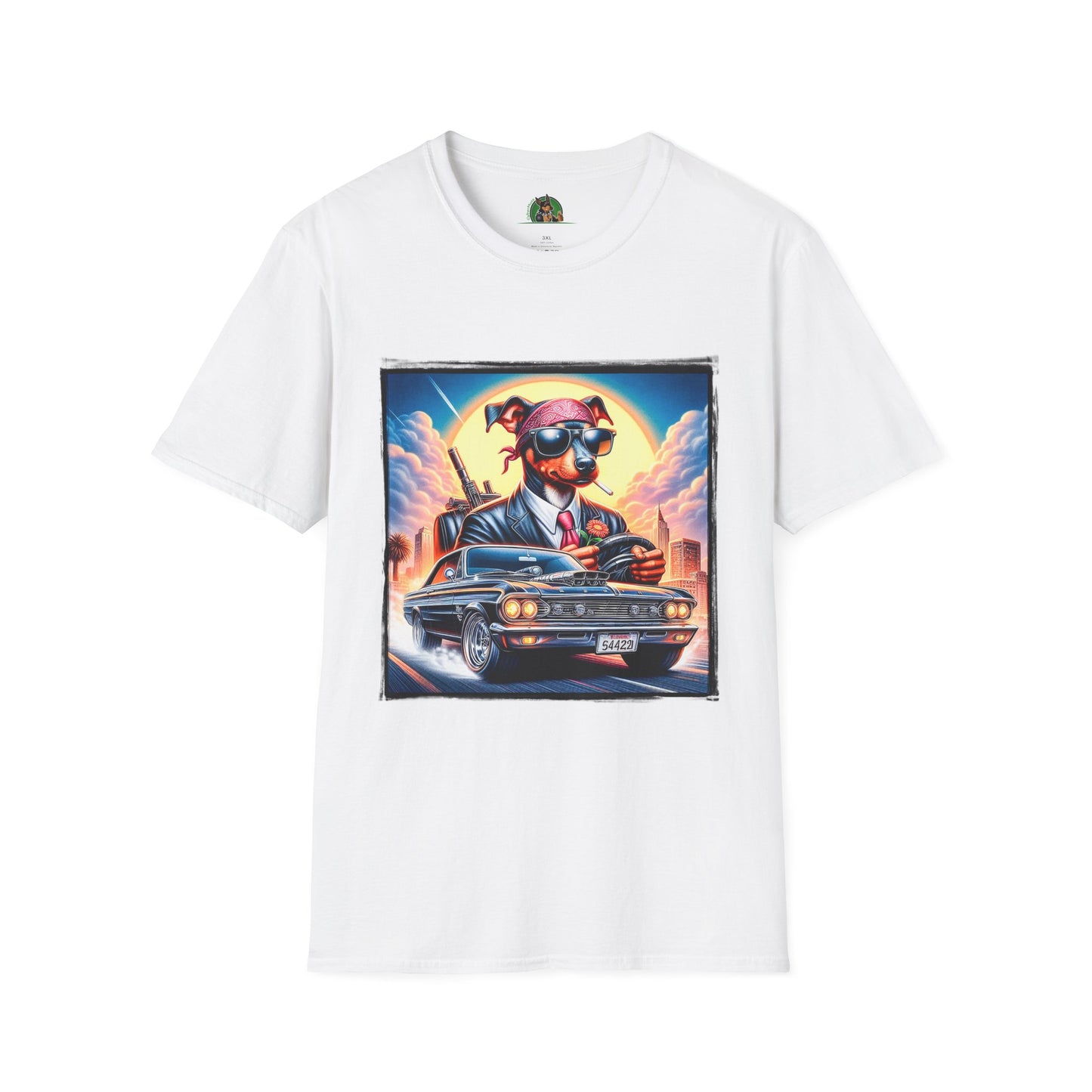 Wacky Min Pin T-Shirt T-Shirt Printify XS White