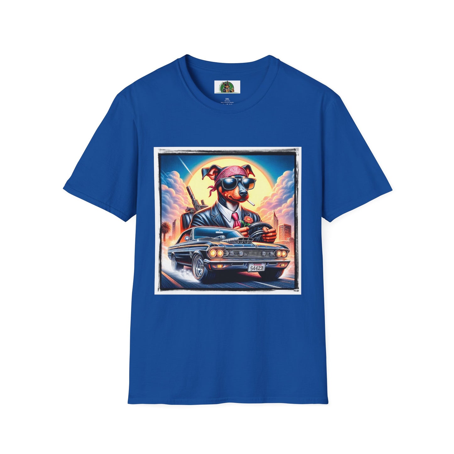 Wacky Min Pin T-Shirt T-Shirt Printify XS Royal