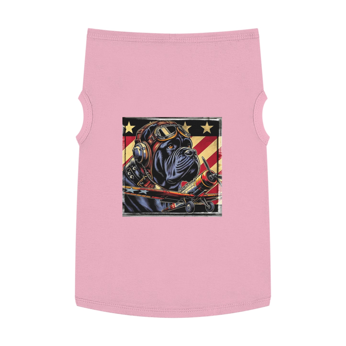 Pet Tank Top Cane Corso Pilot Pets Printify XL Pink