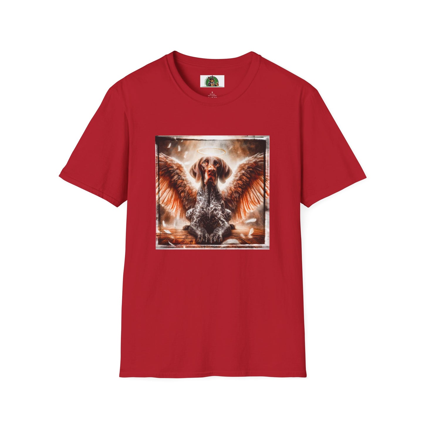 Dog Lover T-Shirt - German Shorthaired Pointer T-Shirt Printify S Cherry Red