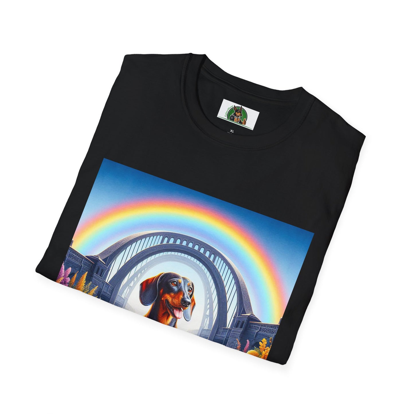Dachshund rainbow bridge t shirt