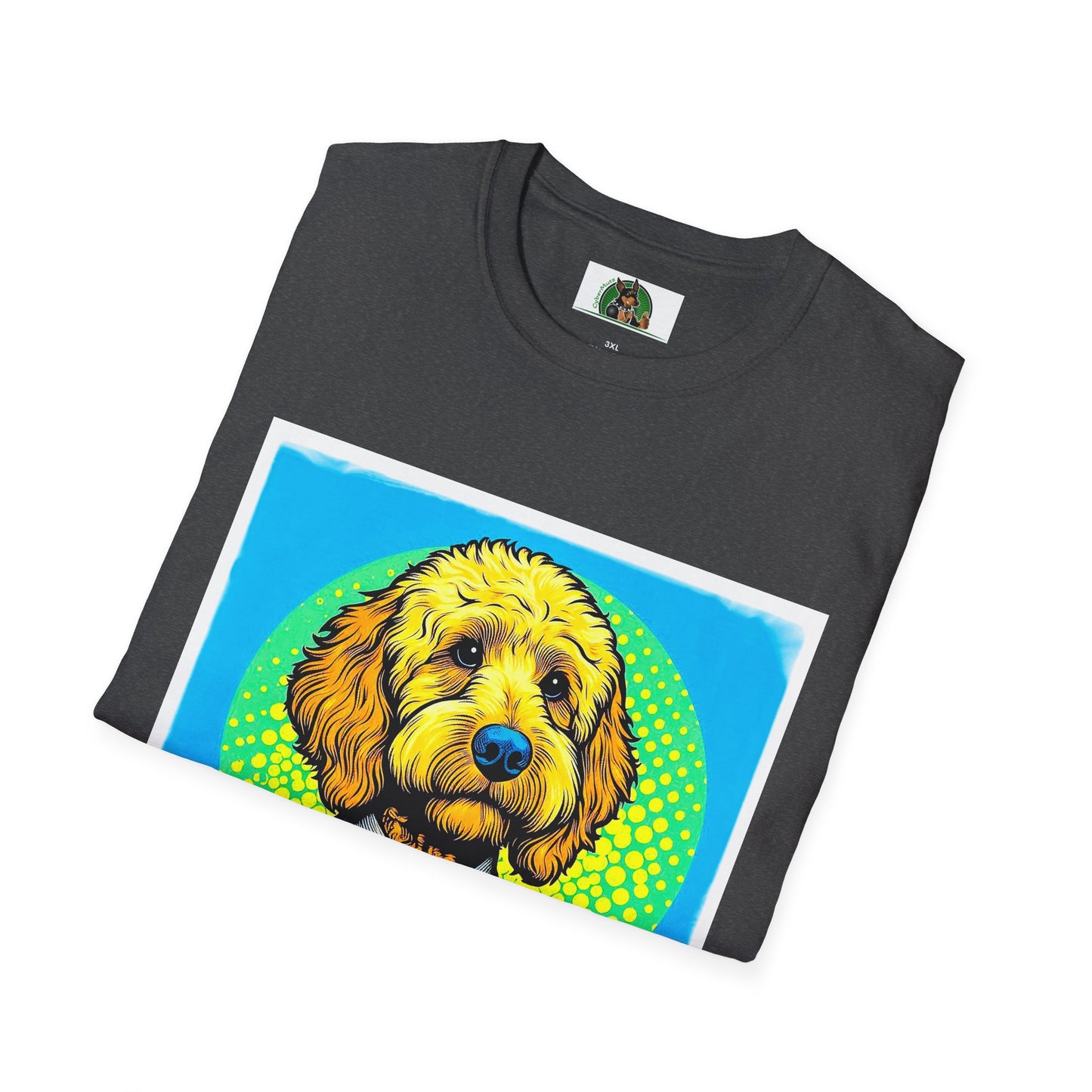 Golden Doodle businessman t shirt T-Shirt Printify