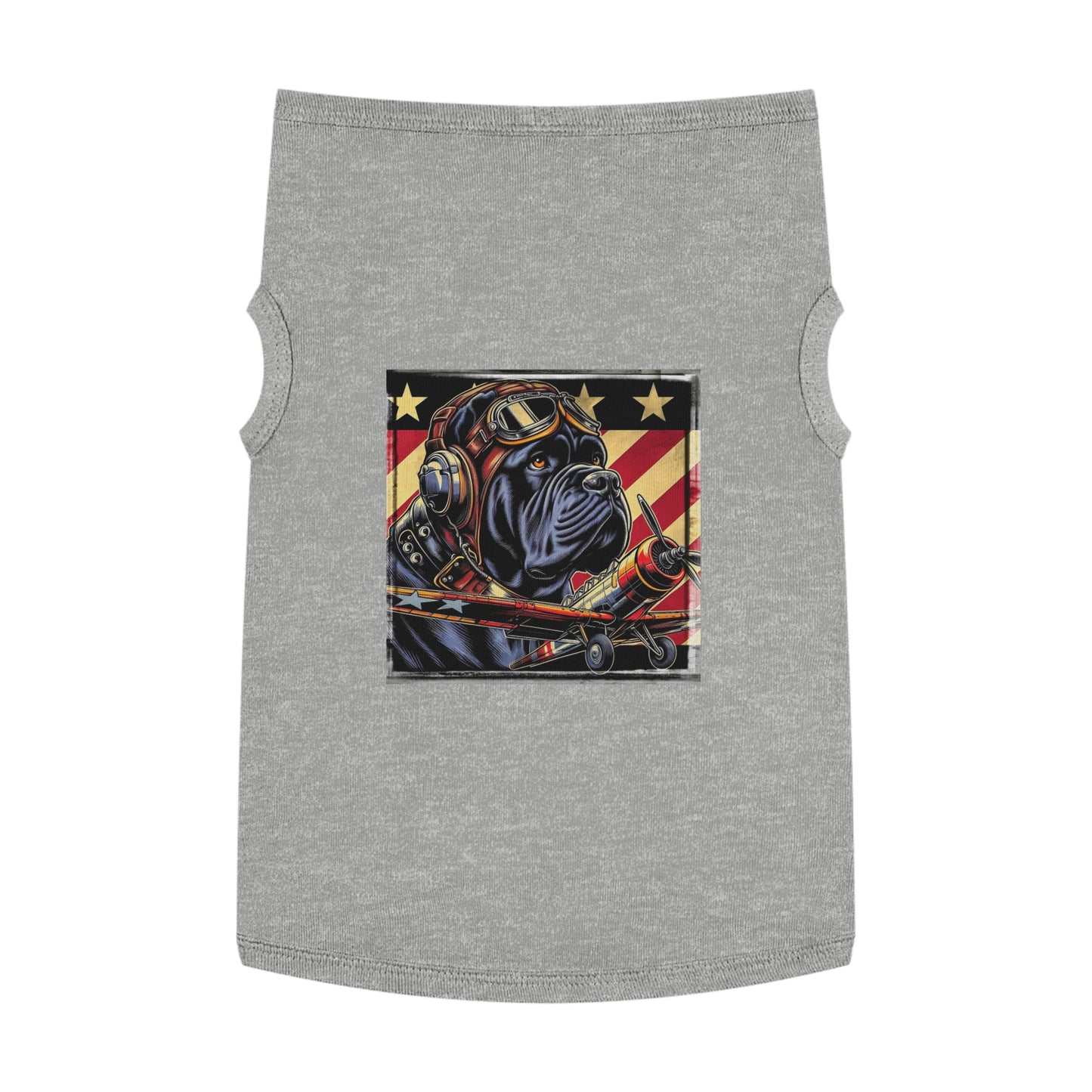 Pet Tank Top Cane Corso Pilot Pets Printify XL Heather