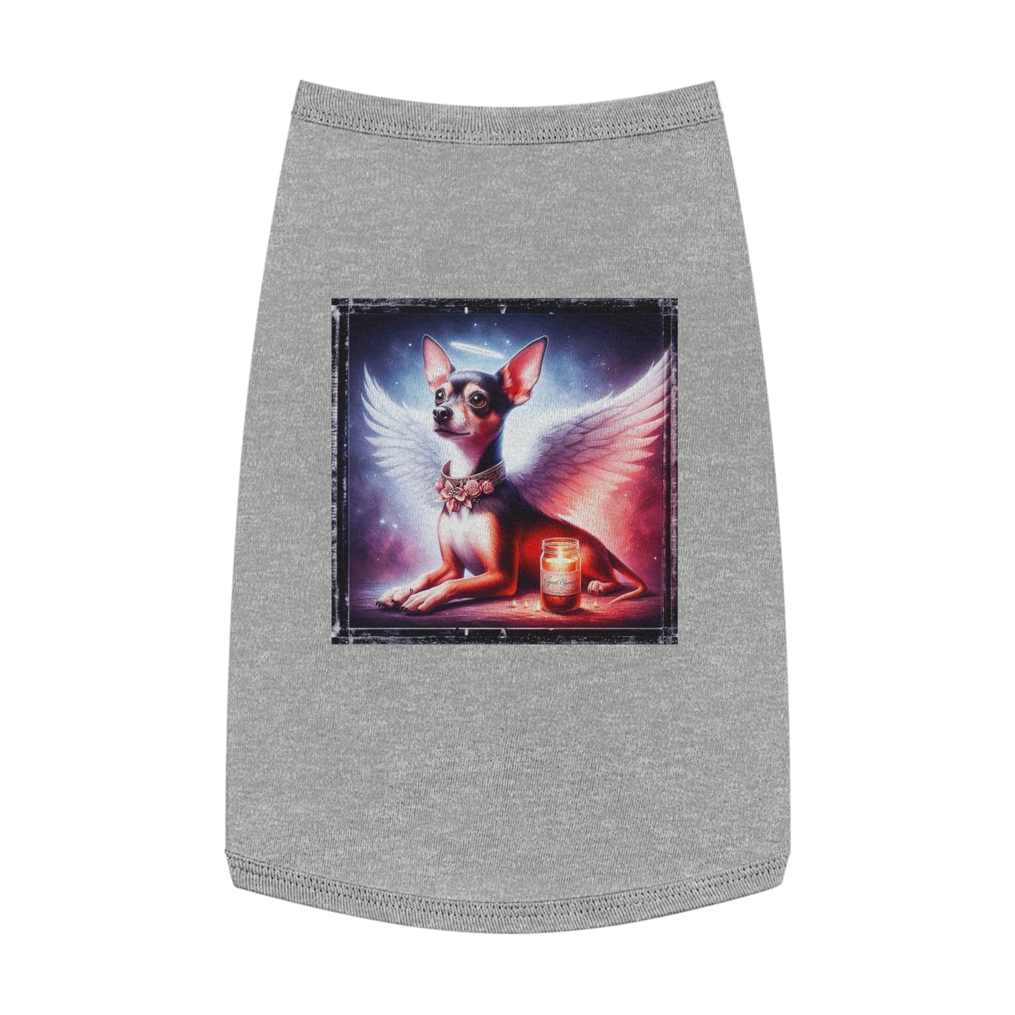 Pet Tank Top Rat Terrier Angel Pets Printify L Heather