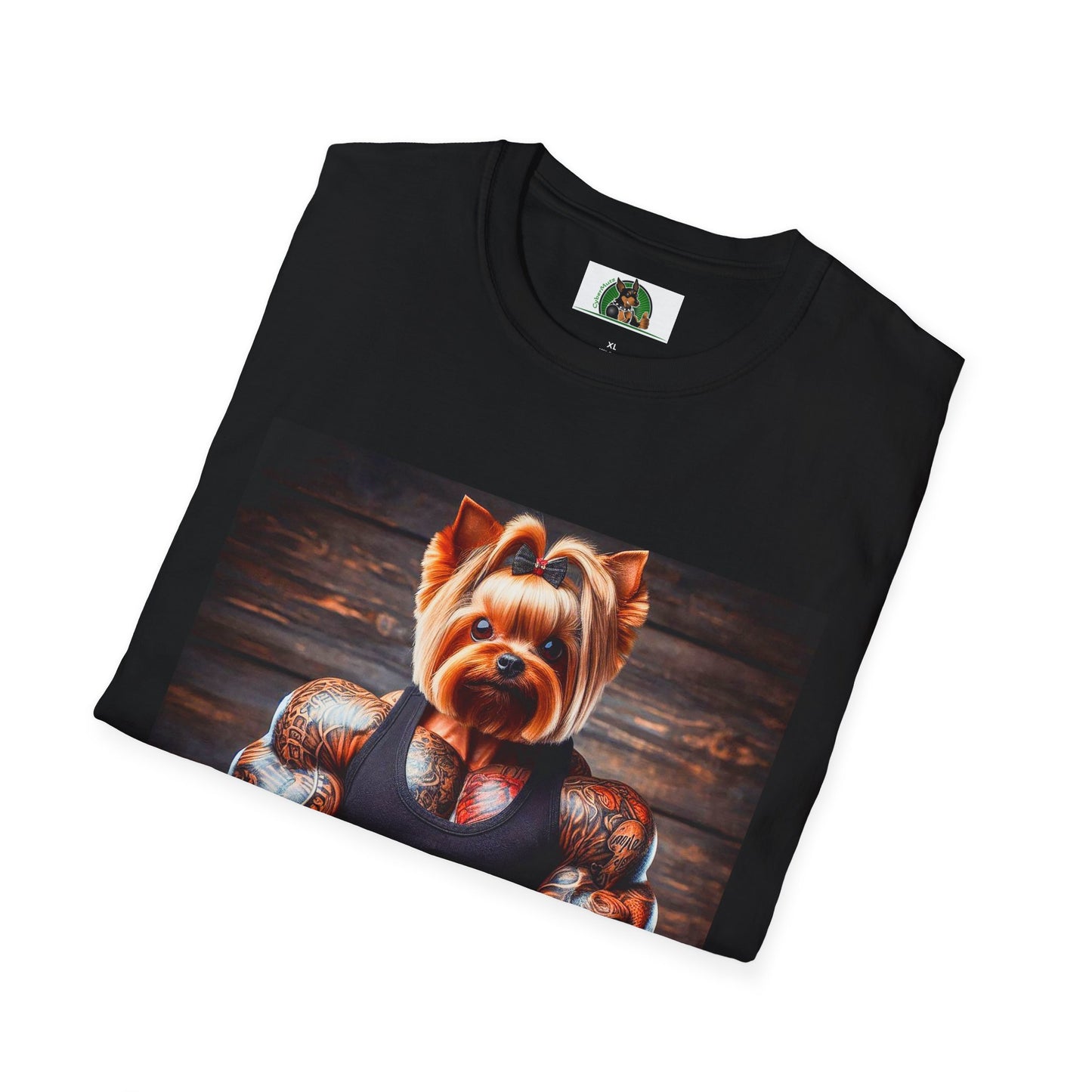Yorkie gym rat shirt T-Shirt Printify
