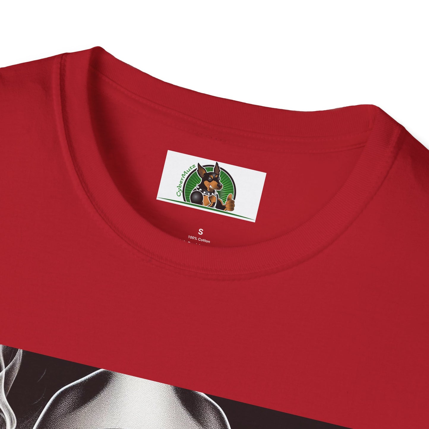 Boston Terrier Dog Smoking Pipe Drinking Whiskey T-Shirt Printify