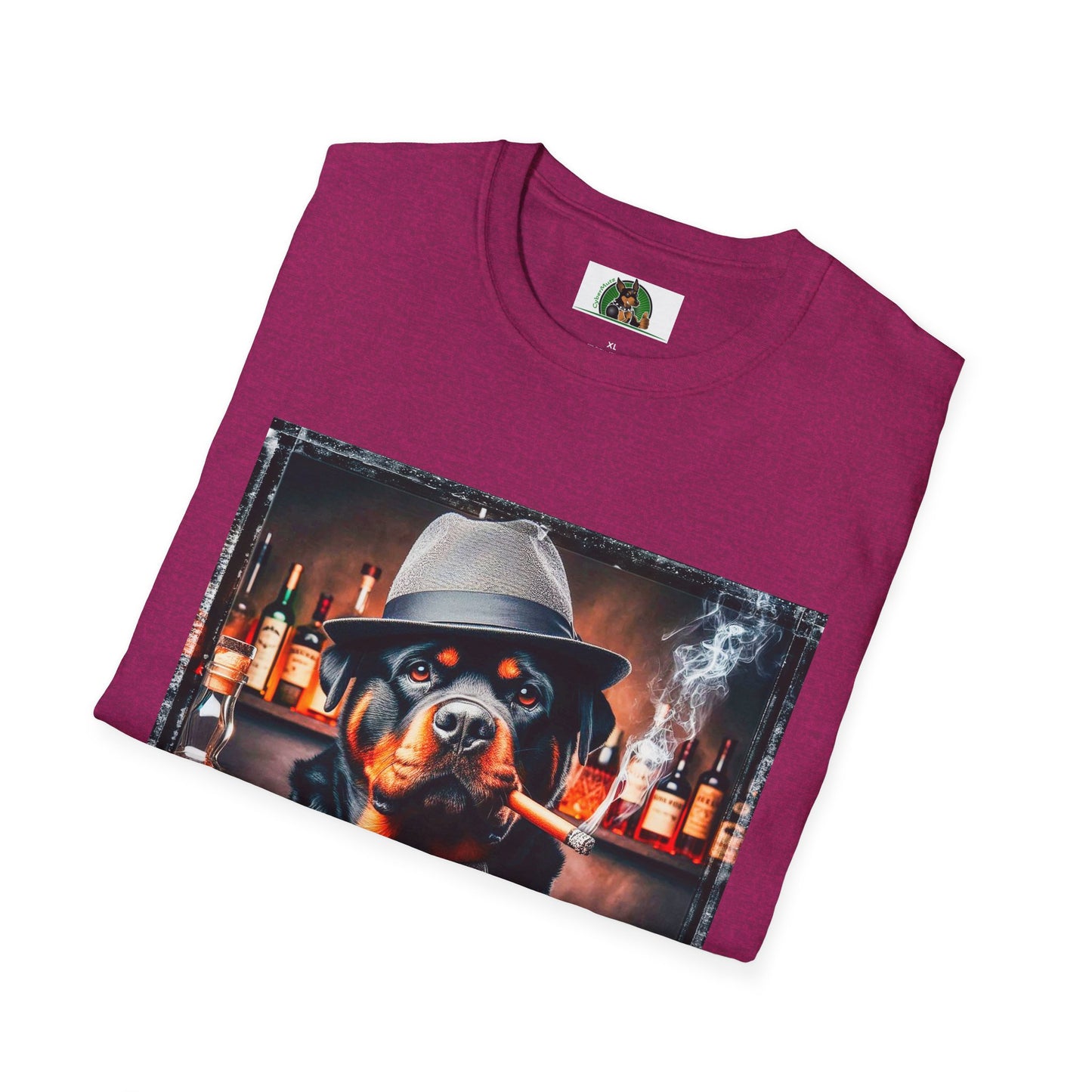 Rottweiler smoking a cigar shirt