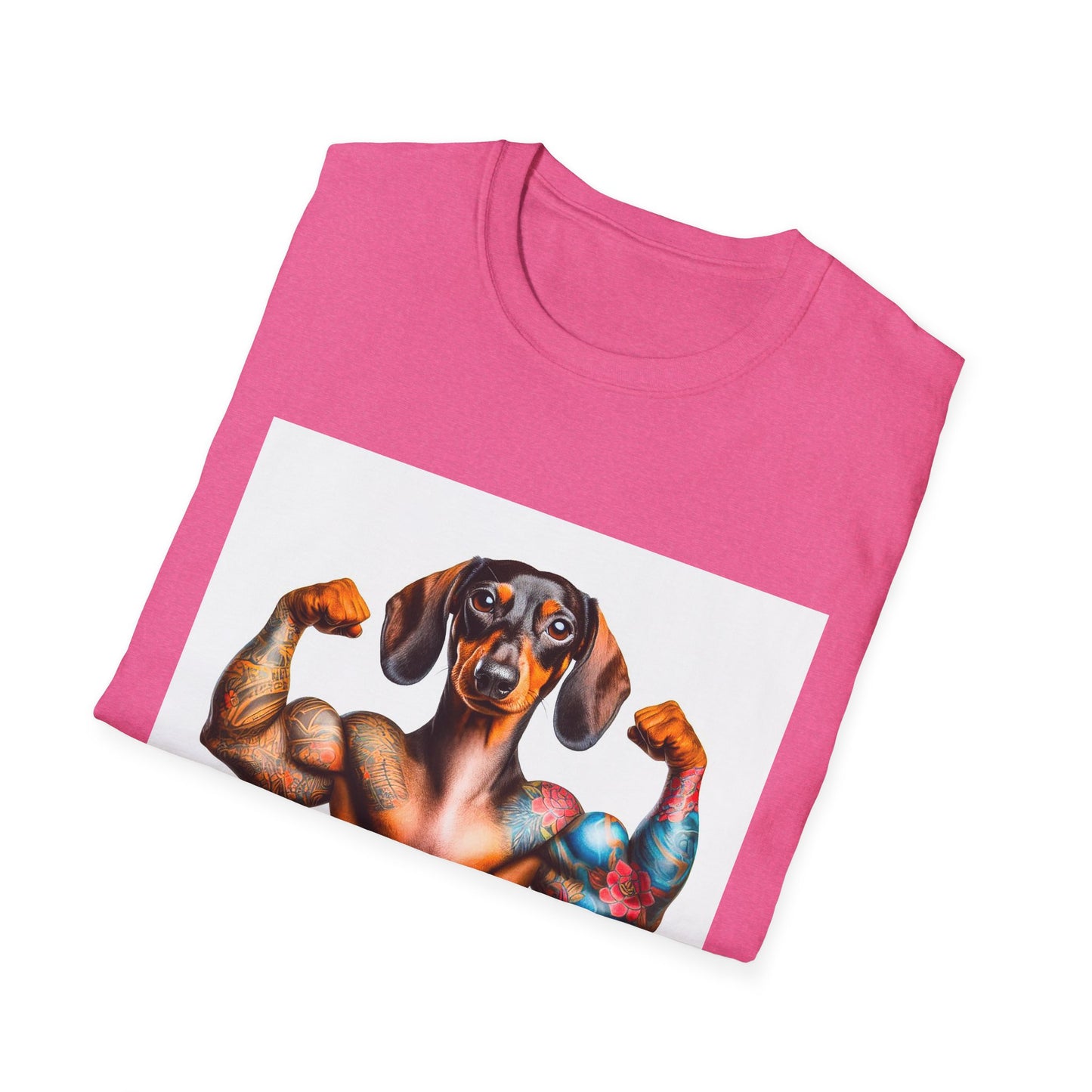 Dachshund muscles man t shirt