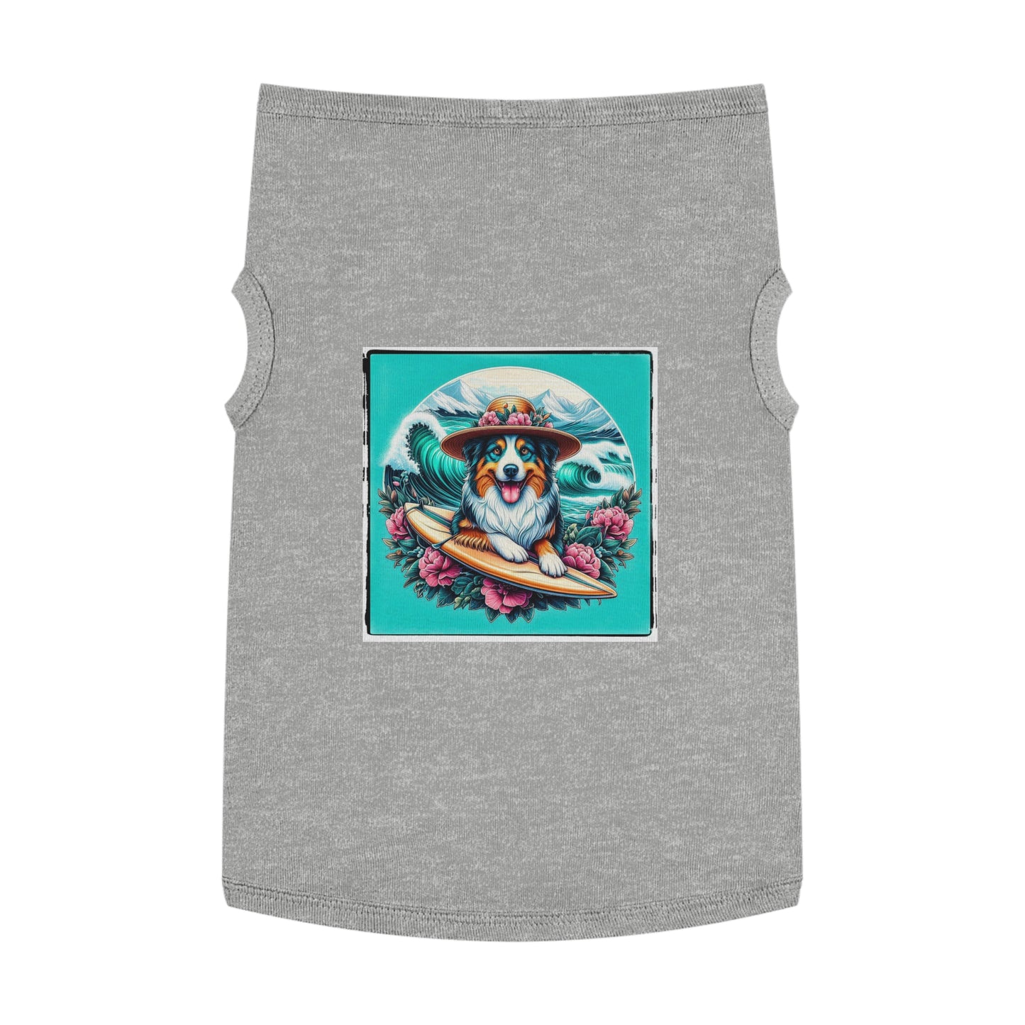 Pet Tank Top Australian Shepherd Pets Printify XL Heather