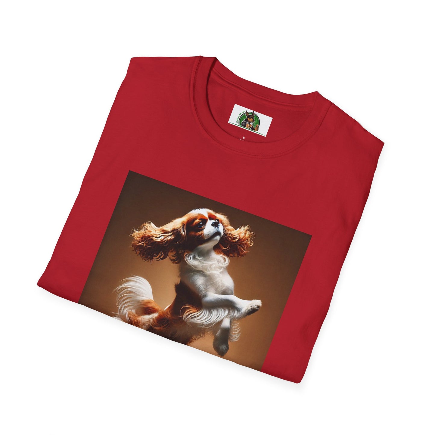 Dog Lover T-Shirt - Dancing Dog Cavalier King Charles Spaniel