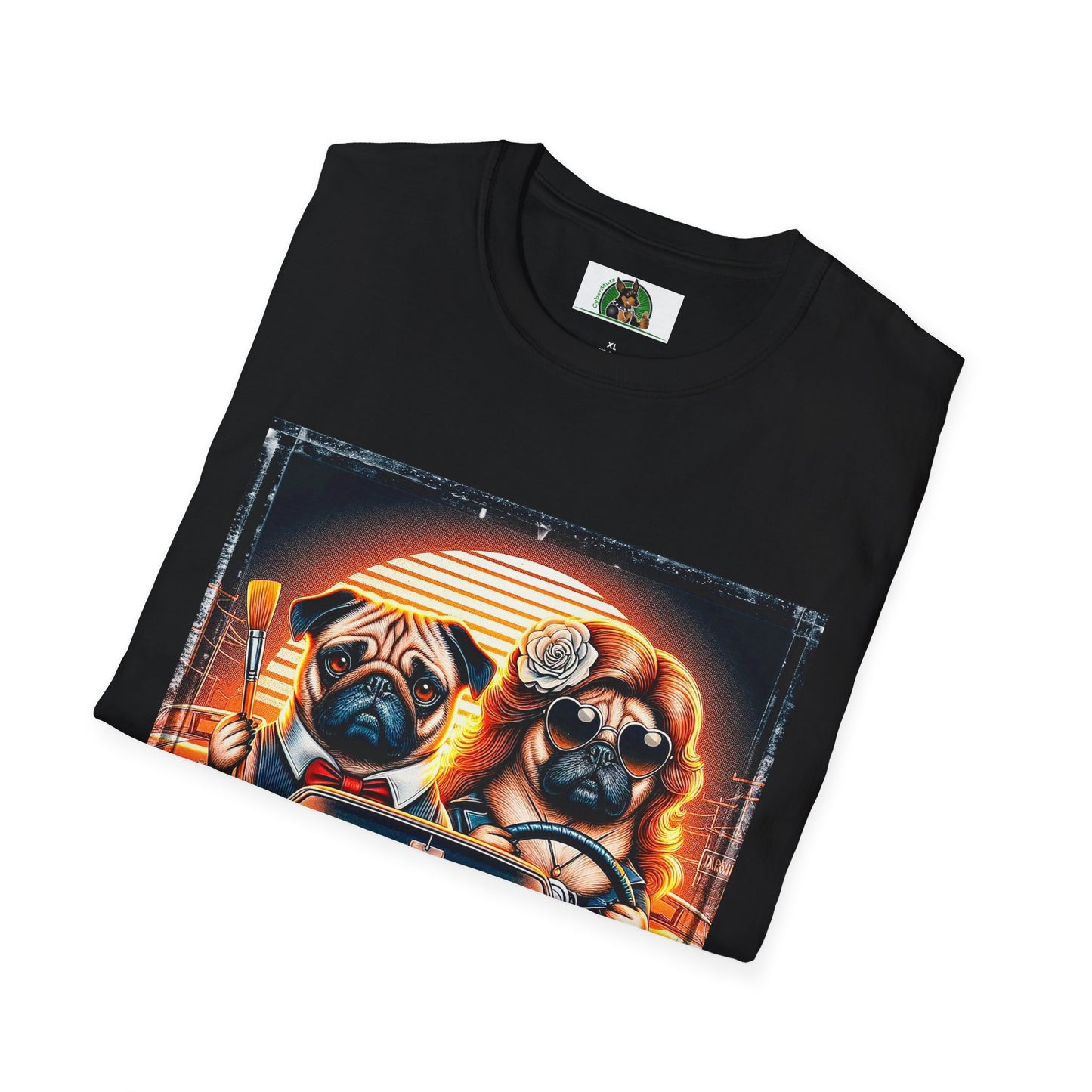 Wacky Pugs T-Shirt Printify