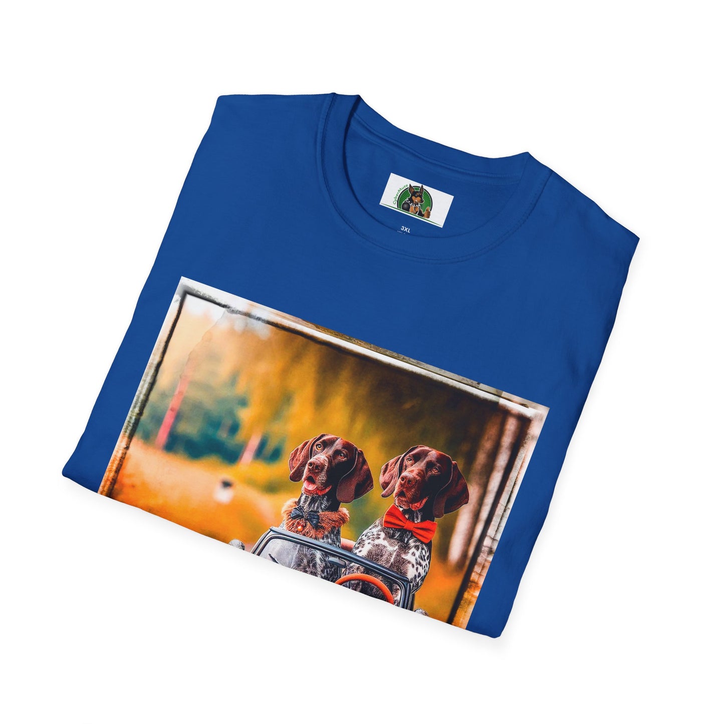 Wacky German Shorthaired Pointer happy friends t shirt T-Shirt Printify