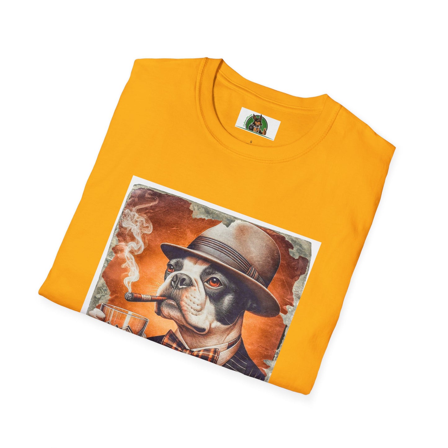 Boston Terrier Smoking T-Shirt