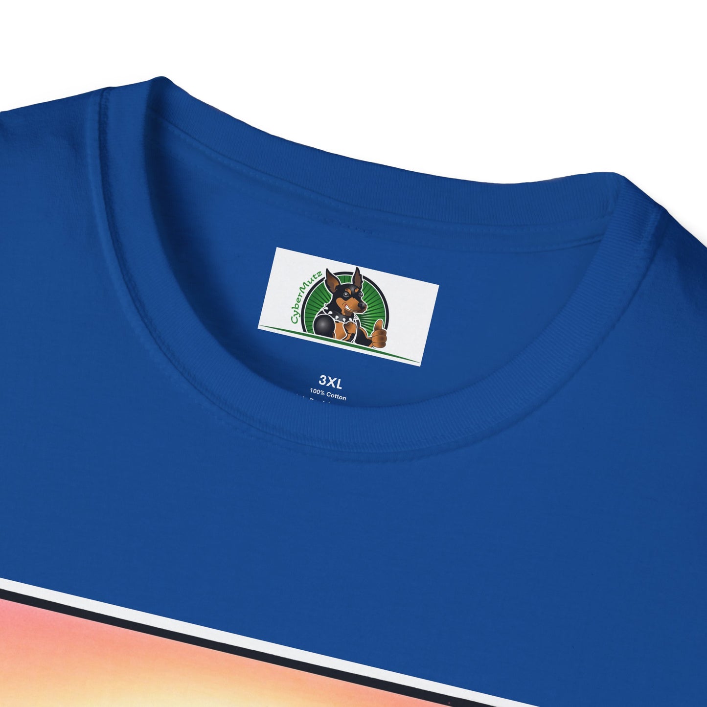 Cavalier King Charles Spaniel Female Surfing Dog With Summer Hat TShirt T-Shirt Printify