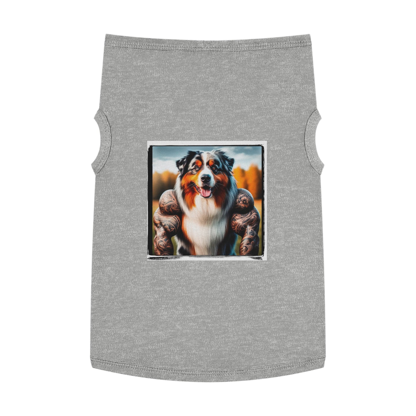 Pet Tank Top Australian Shepherd Pets Printify XL Heather