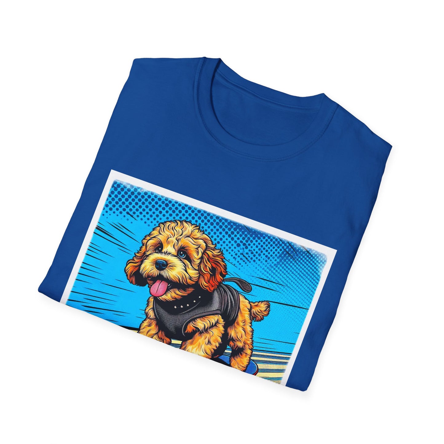 CockerPoo flying high t shirt T-Shirt Printify