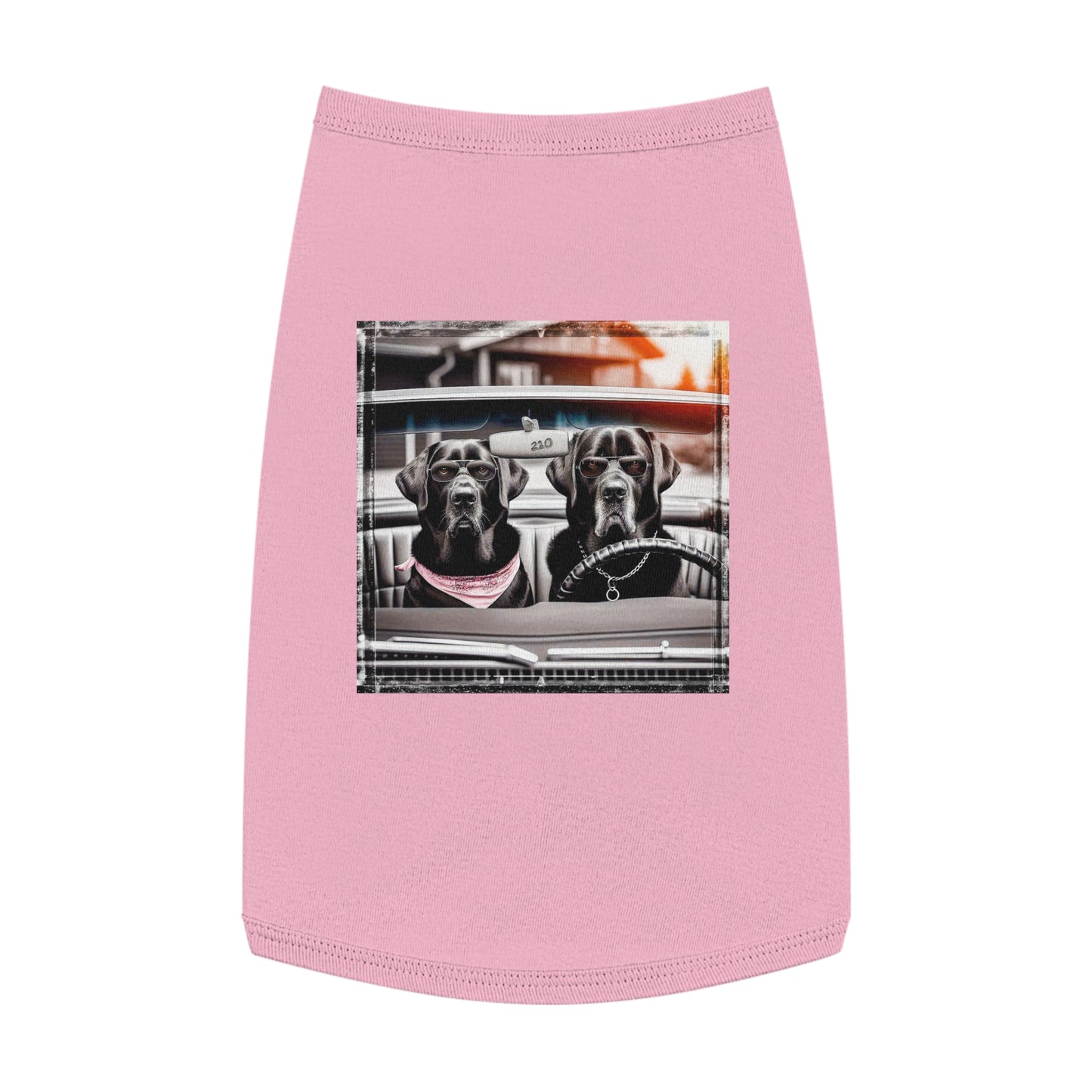 Labrador retriever fun couple shirt Pets Printify L Pink