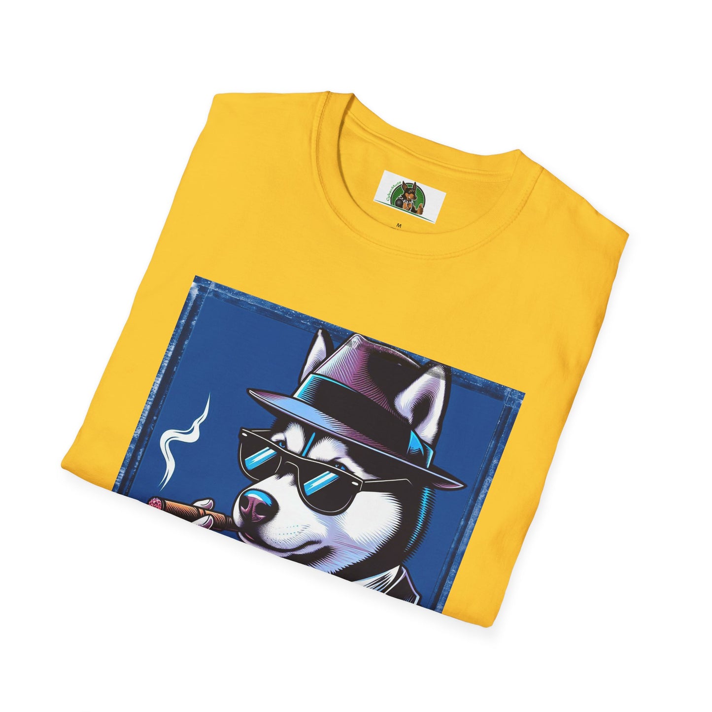 Husky smoking guy