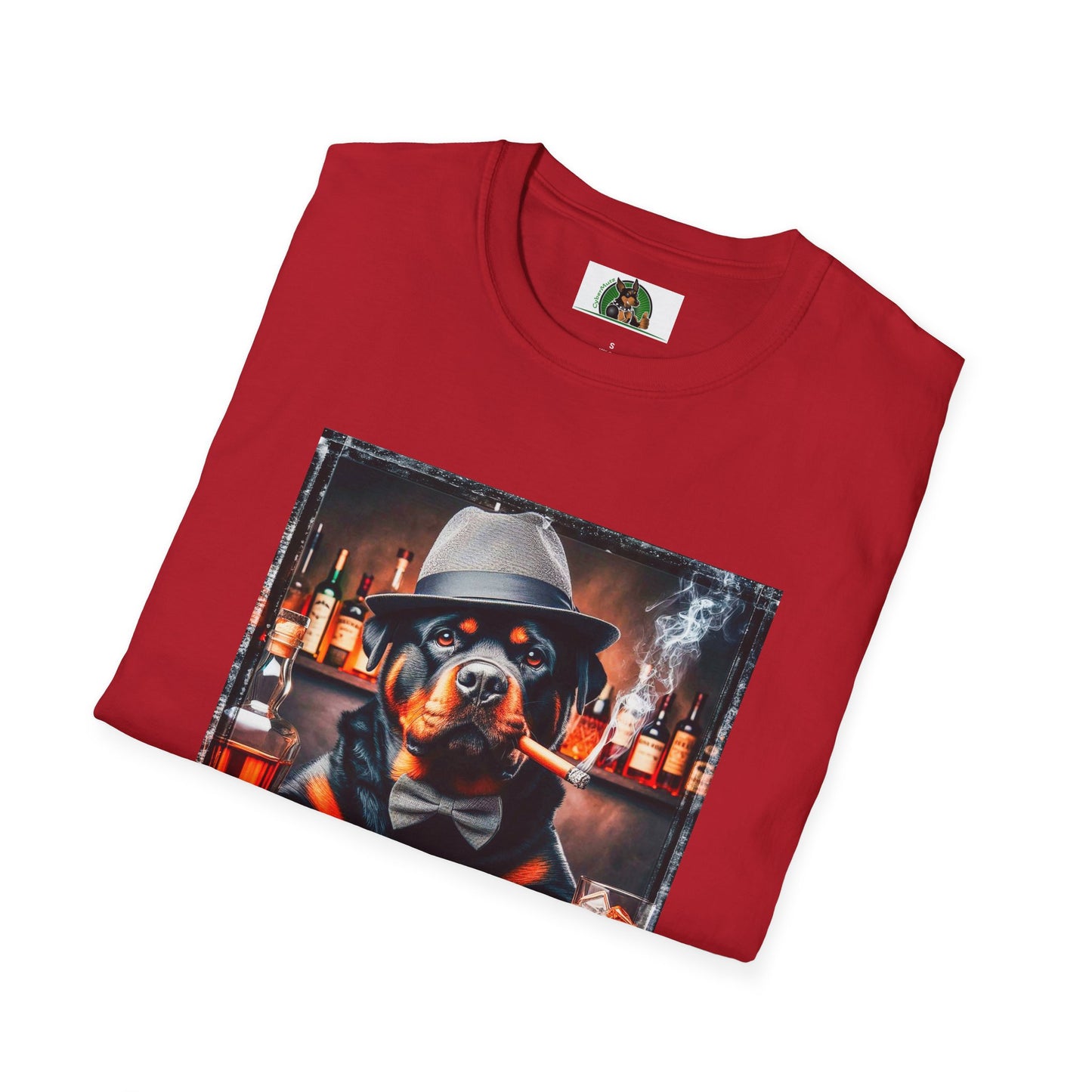 Rottweiler smoking a cigar shirt