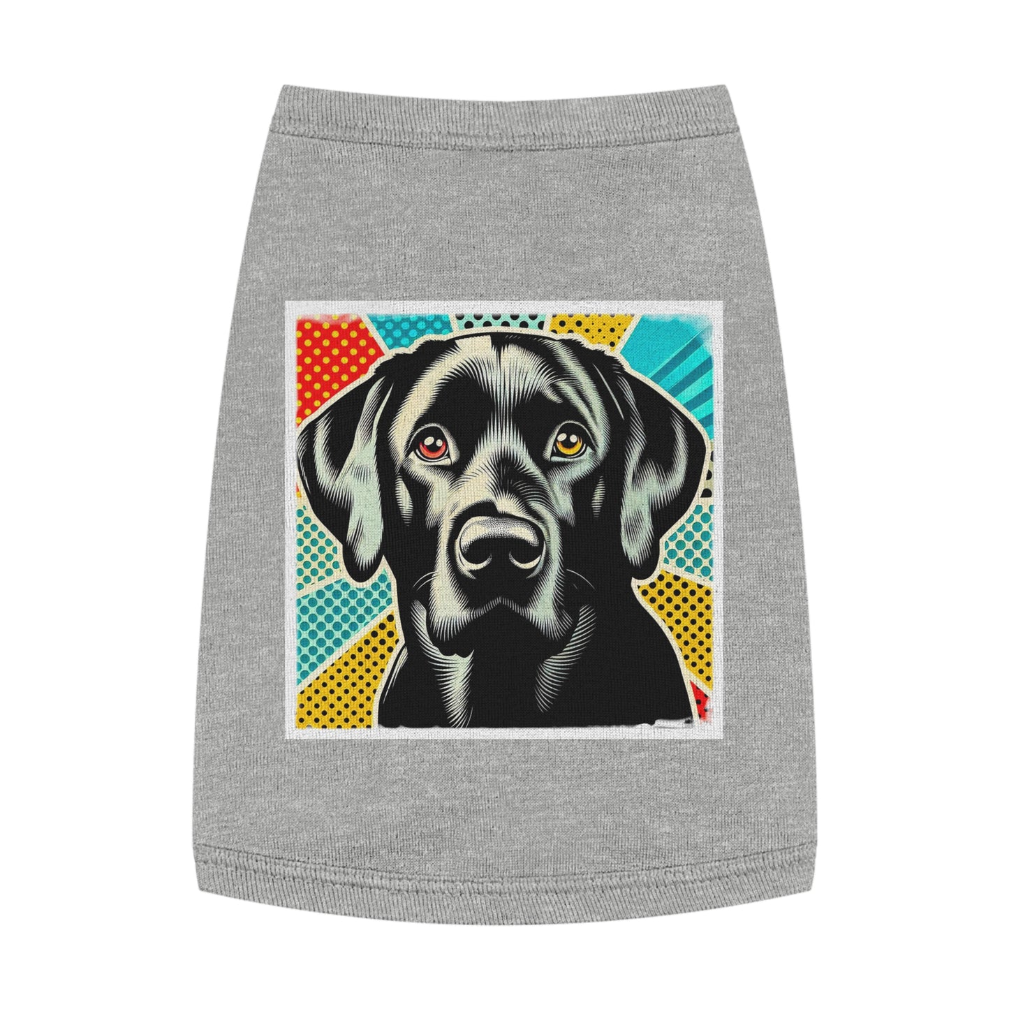 Labrador Retriever colorful comic shirt Pets Printify M Heather