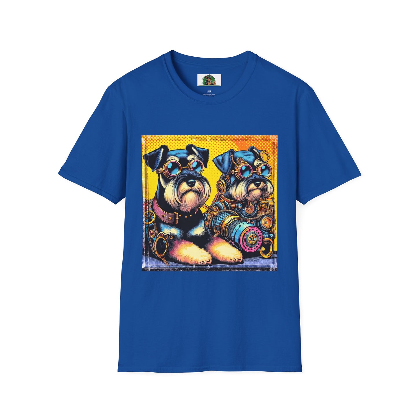 Miniature Schnauzer steam punk cuties shirt T-Shirt Printify XS Royal