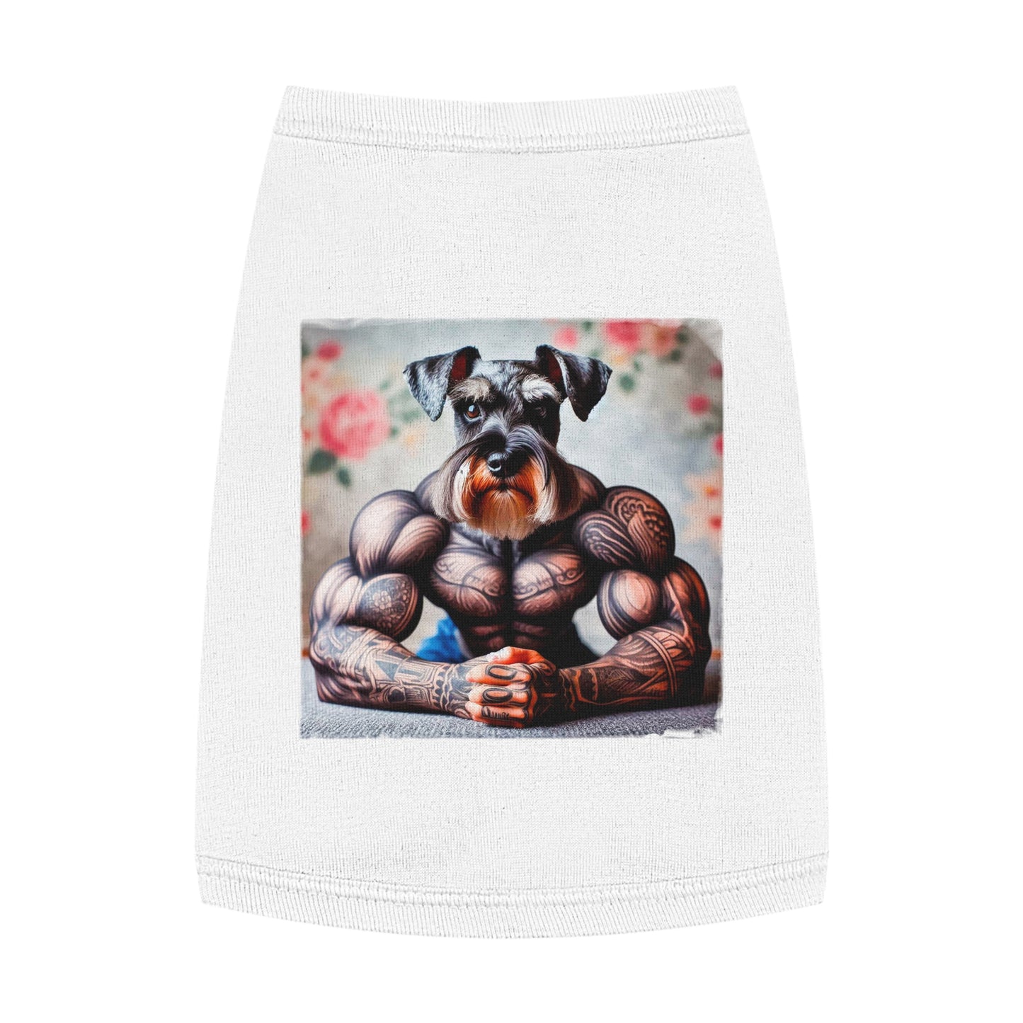 Miniature Schnauzer gym rat shirt Pets Printify M White