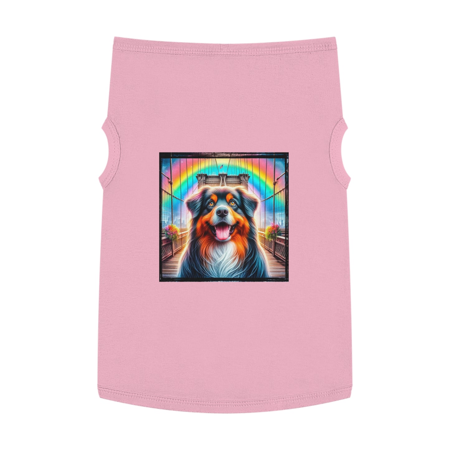Pet Tank Top Australian Shepherd Pets Printify XL Pink