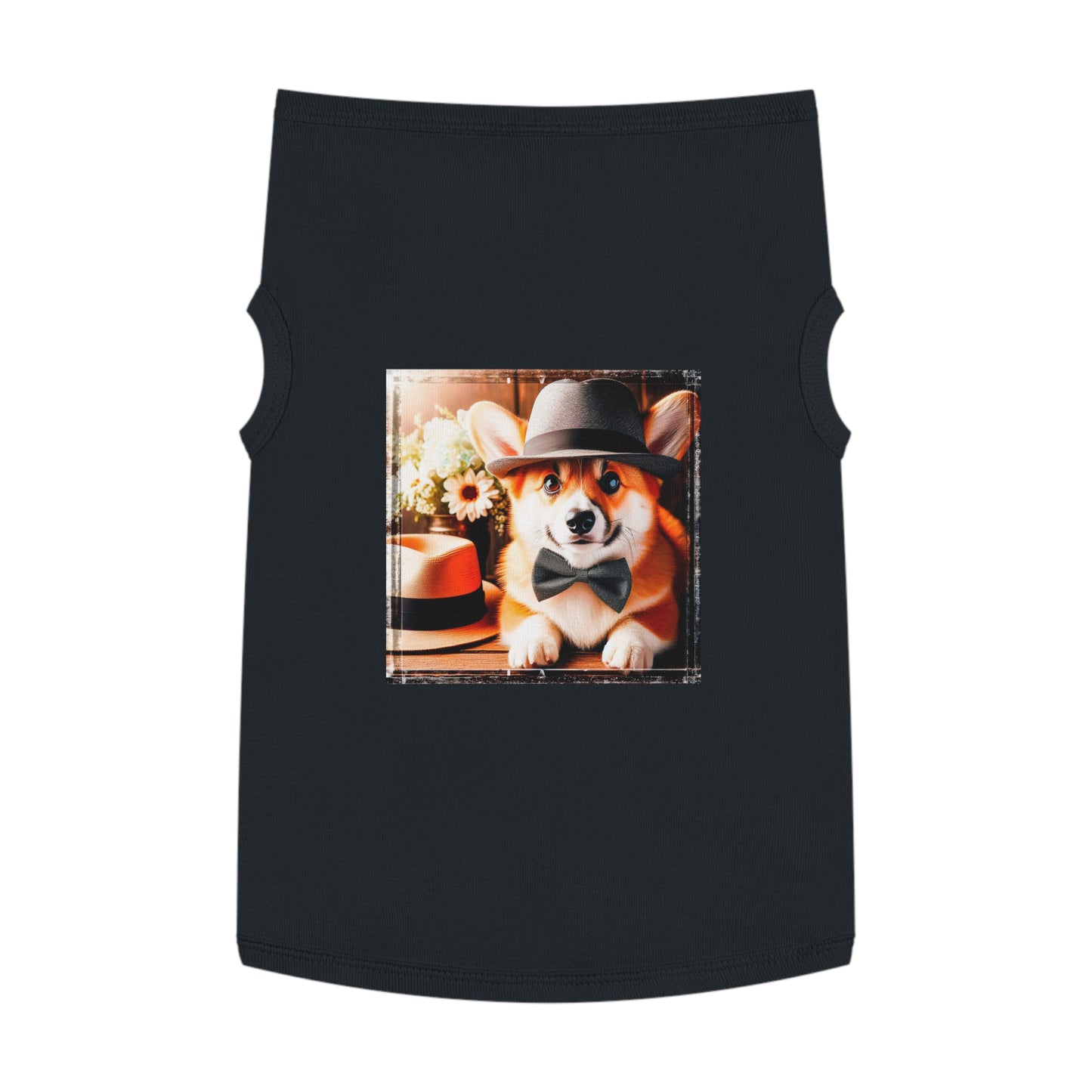Pembroke Welsh Corgi fun hat shirt Pets Printify XL Black