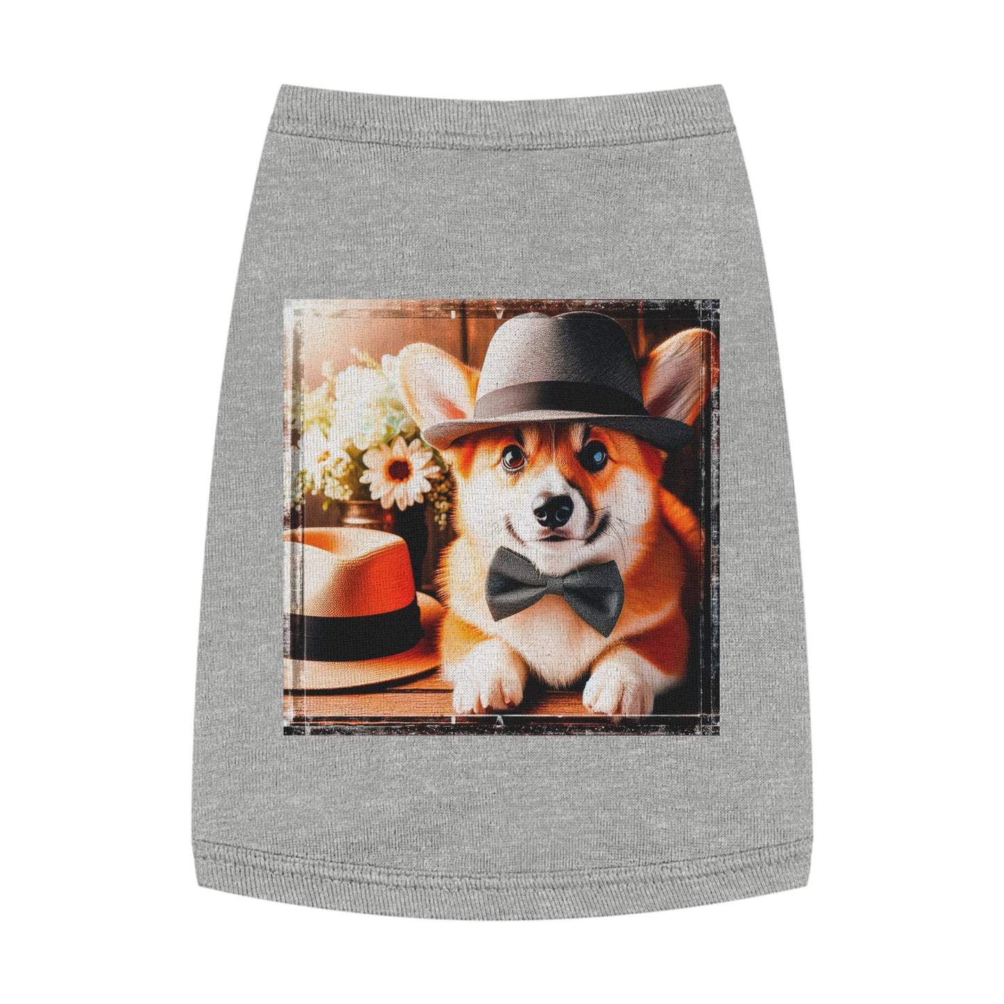 Pembroke Welsh Corgi fun hat shirt Pets Printify M Heather
