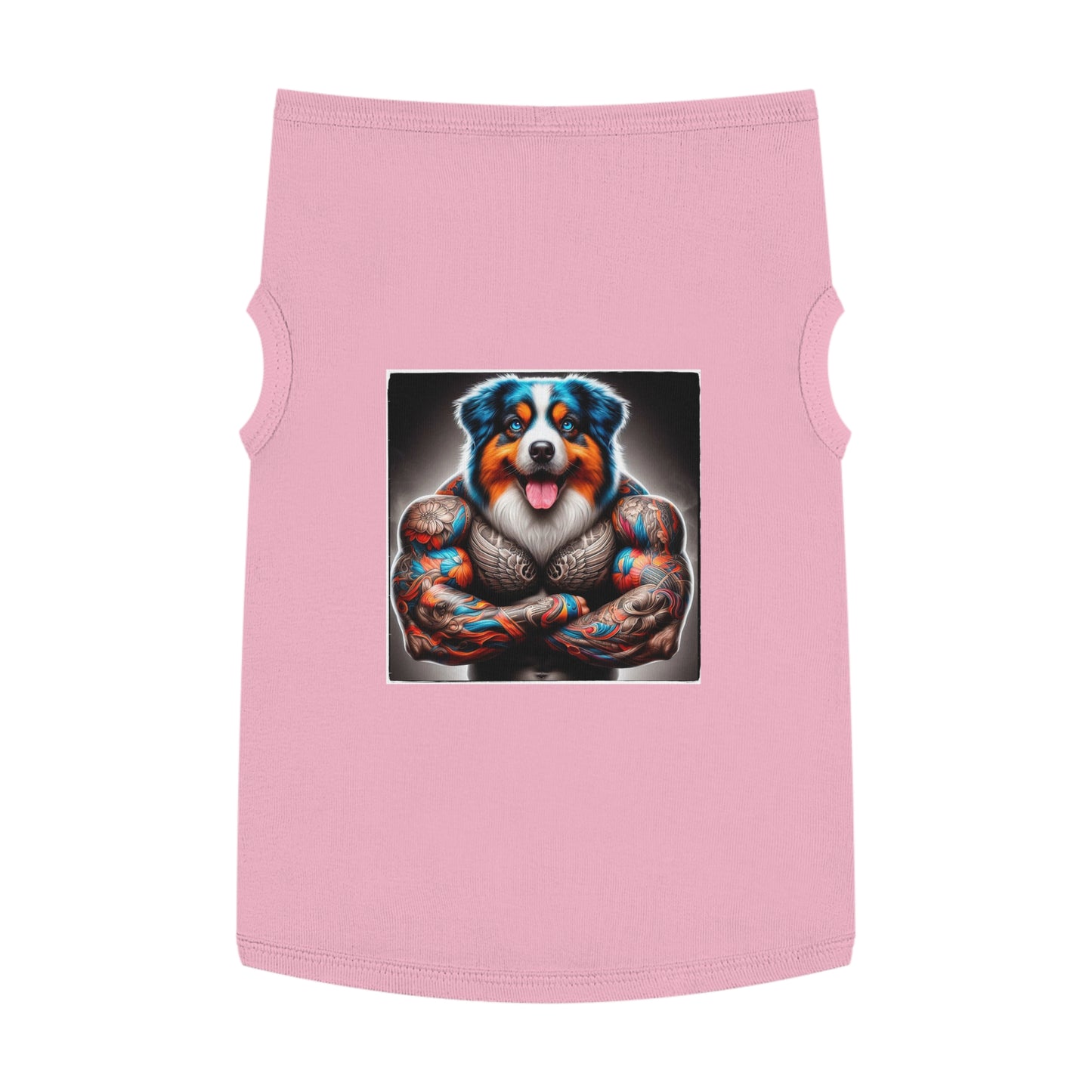 Pet Tank Top Australian Shepherd Pets Printify XL Pink