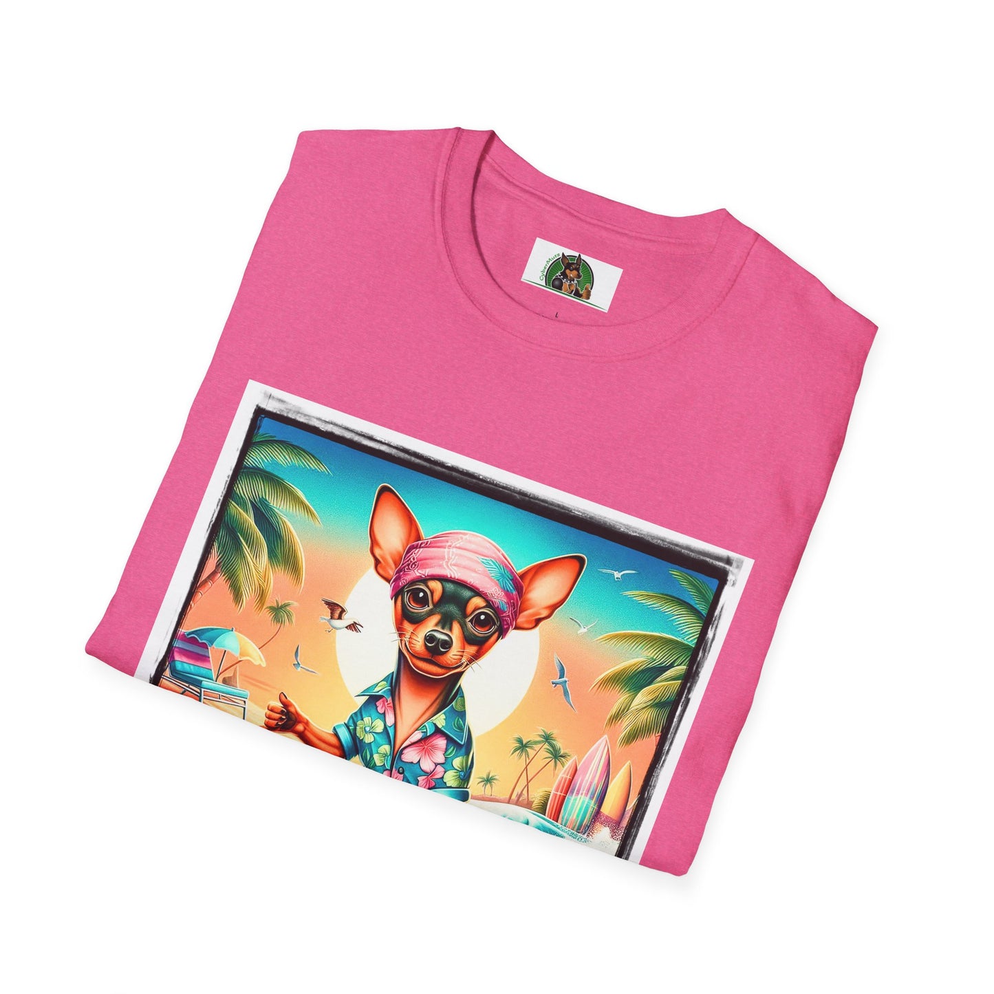 Min Pin T-Shirt Hawaiian surfing