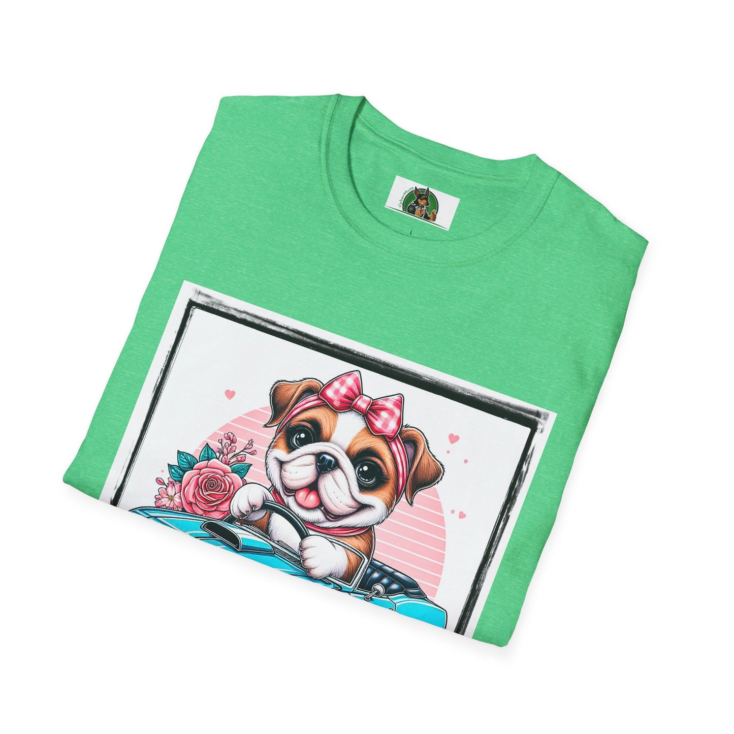 Wacky Bulldog baby driver t shirt