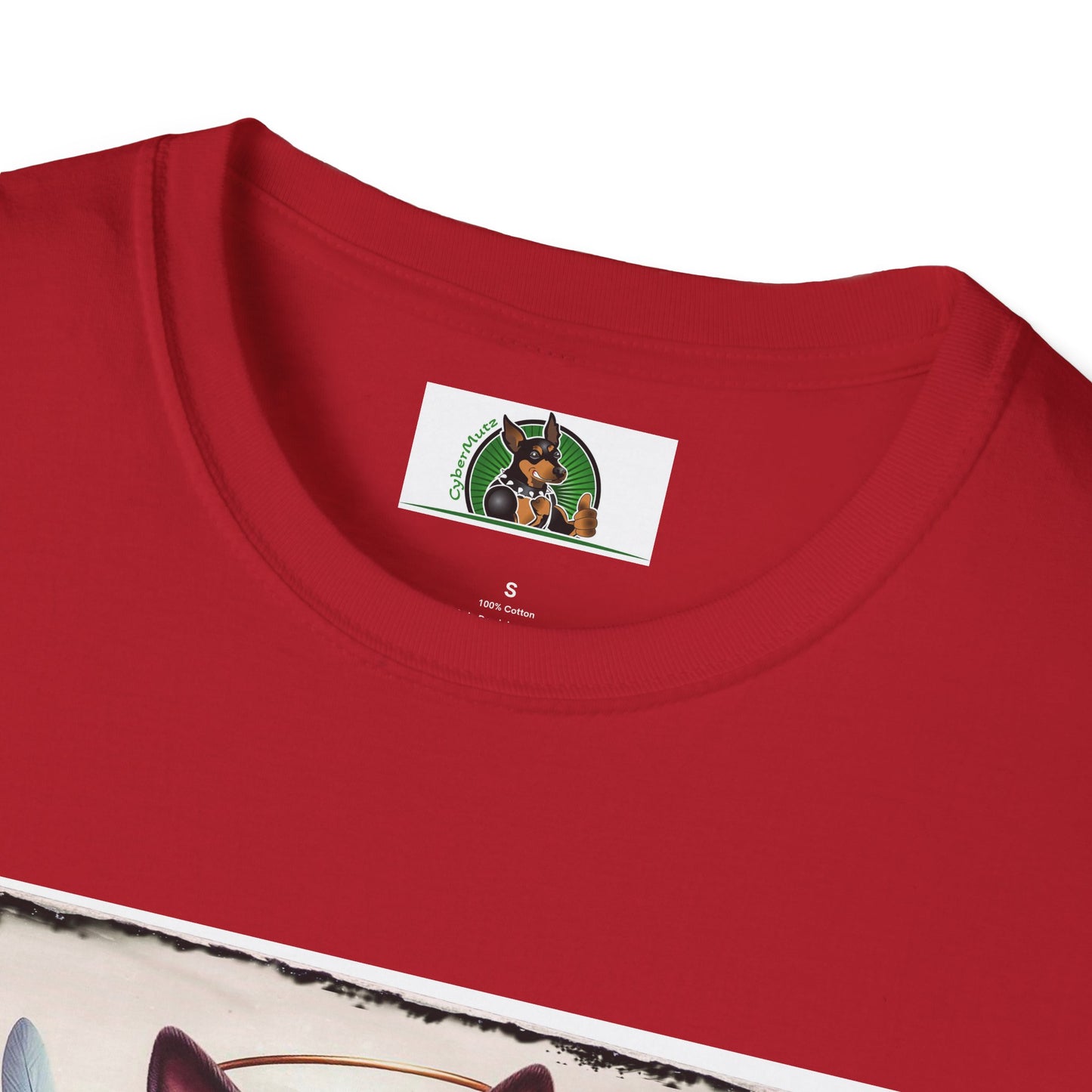 Boston Terrier Terrier Angel And Roses Tshirt T-Shirt Printify